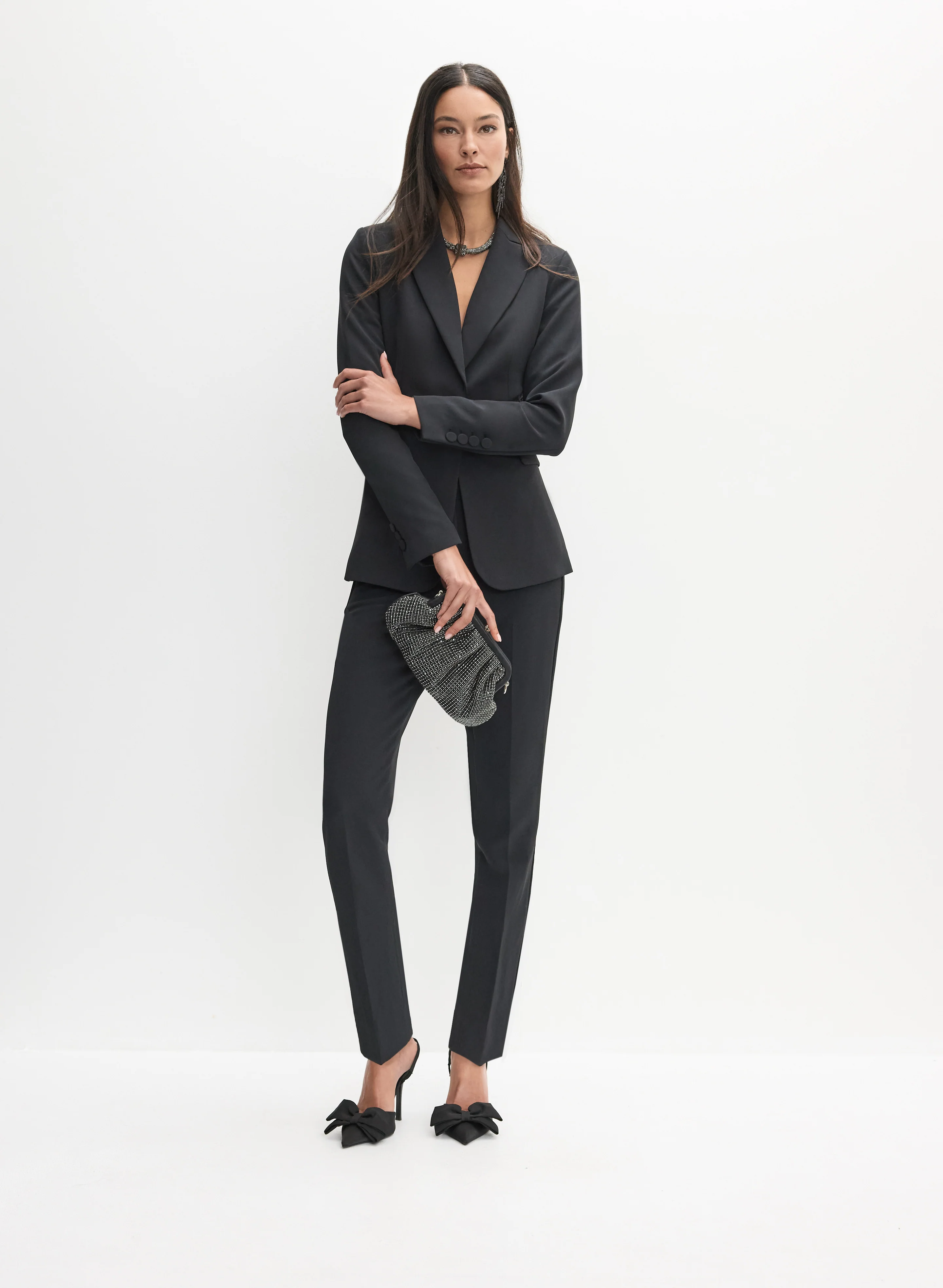 Giselle Lace Insert Slim-Leg Pants - Image 5