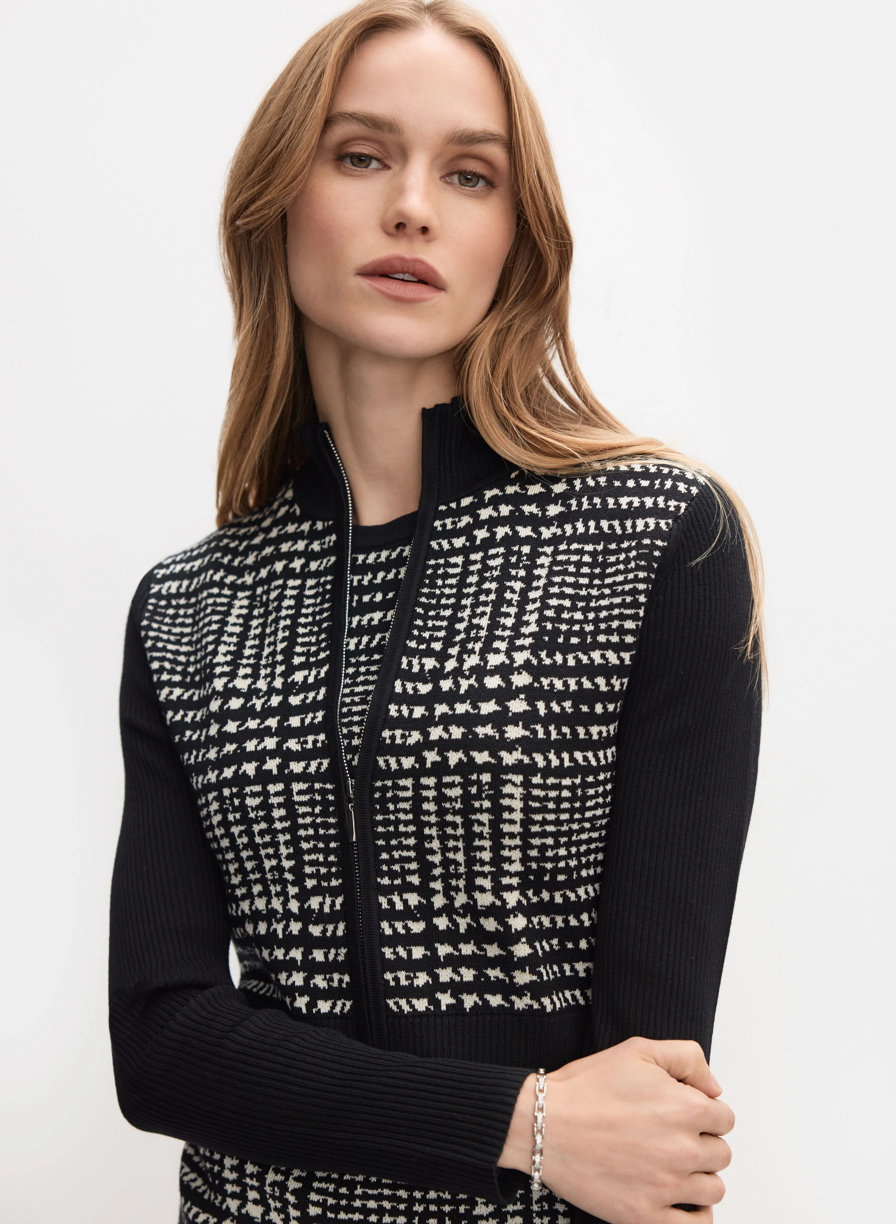 Glen Plaid Jacket & Dress Set - Image 3
