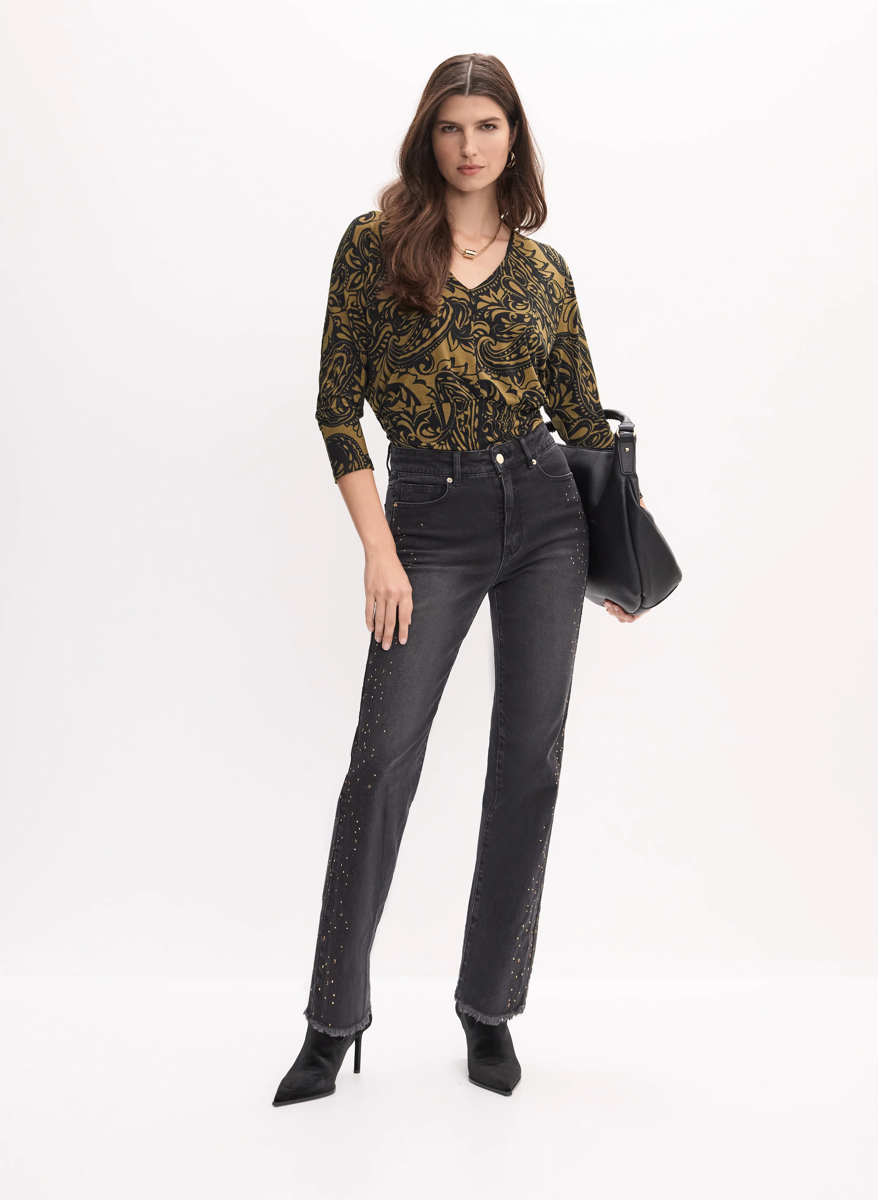 Graphic Paisley Print Top - Image 3