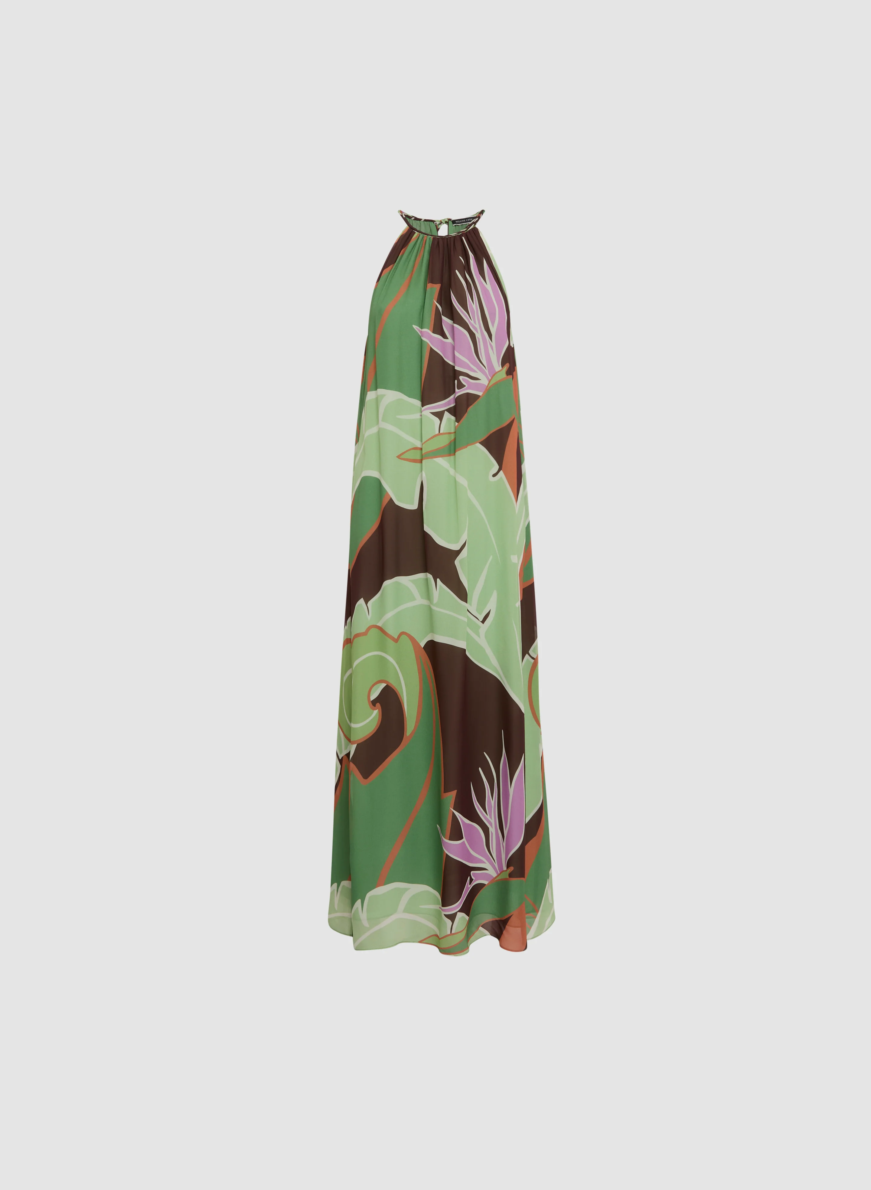 Graphic Palm Print Maxi Dress - Image 5