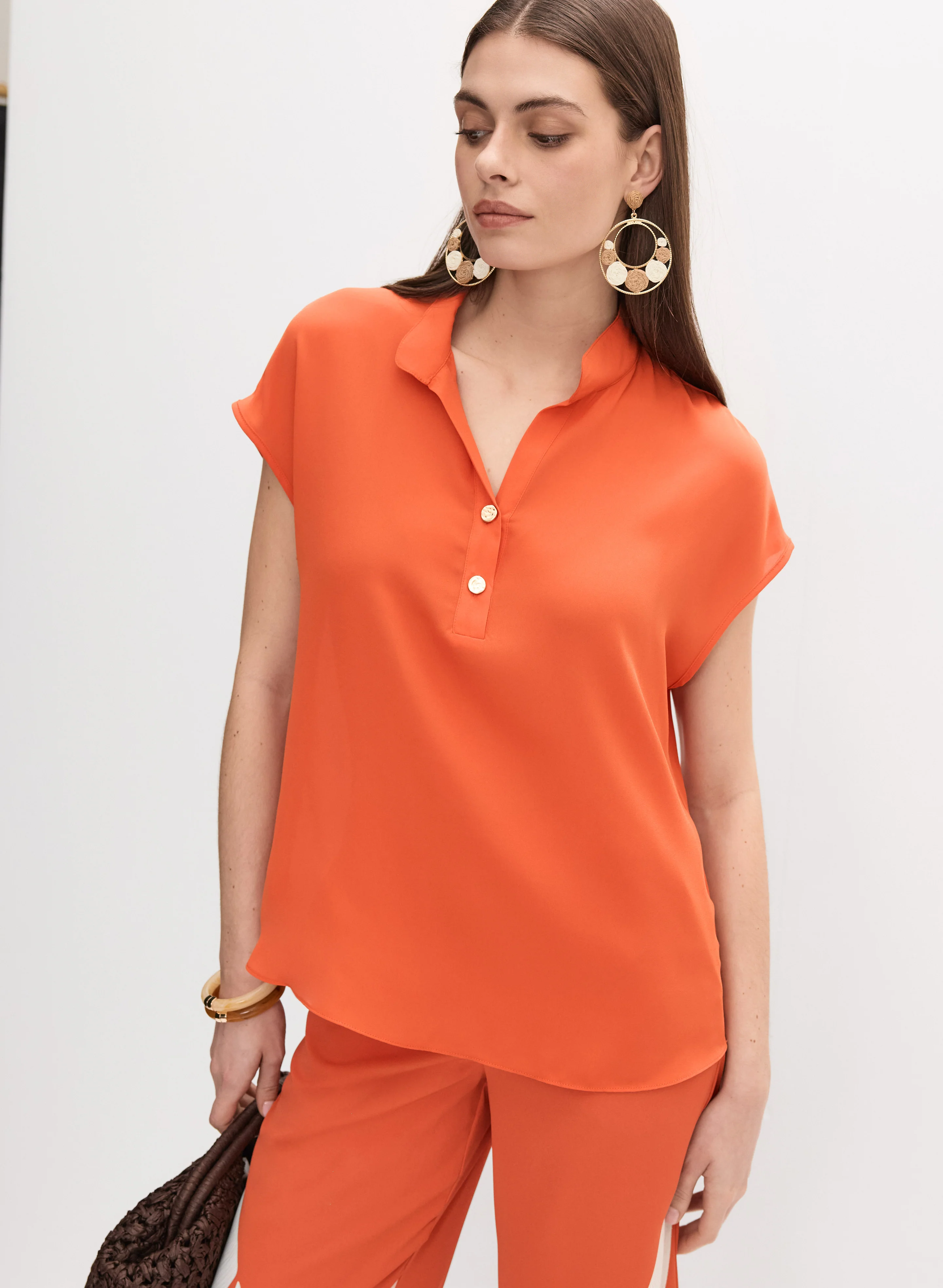 Half-Button Blouse - Image 5