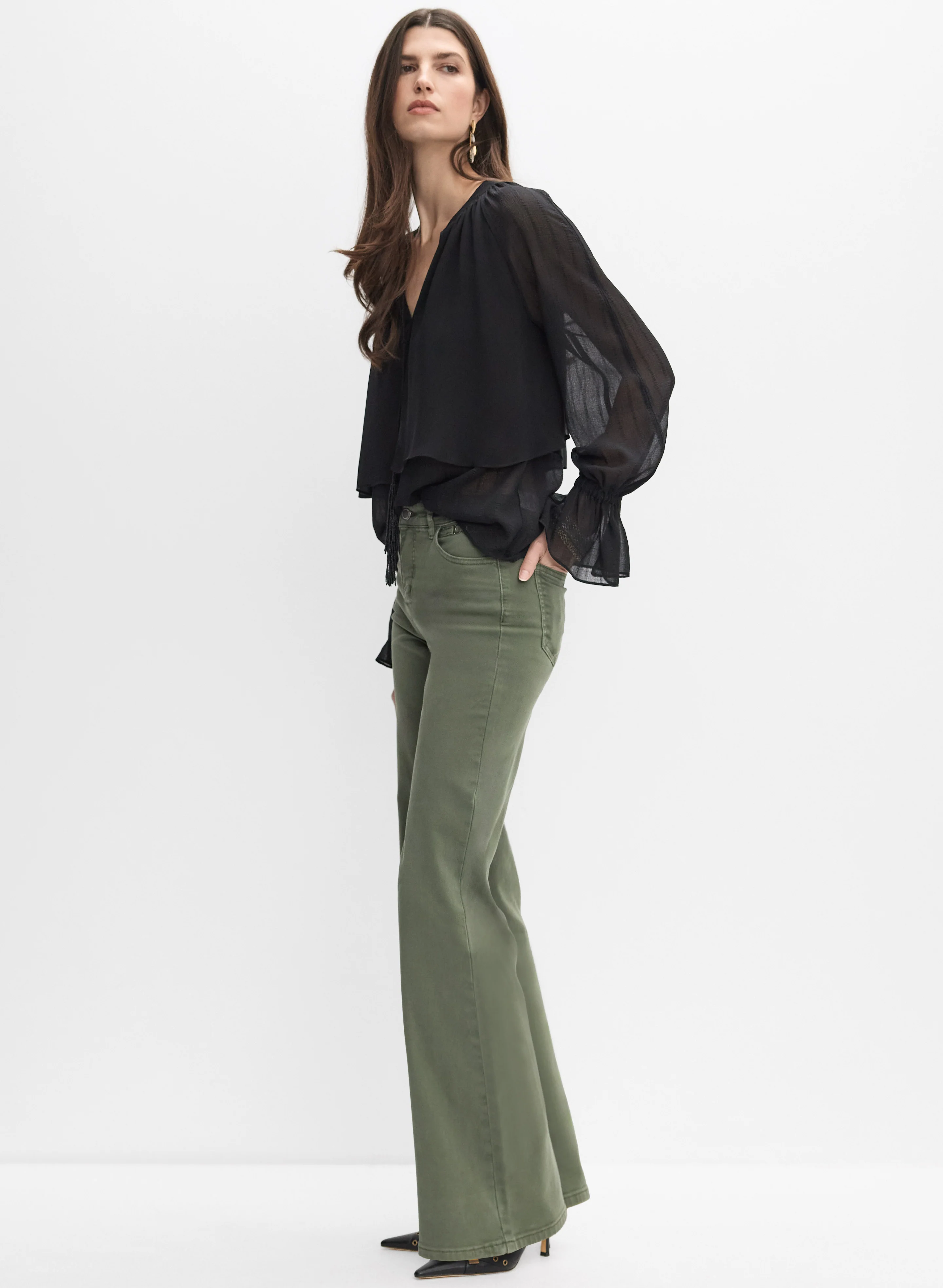 Hardware Detail Trouser Jeans - Image 5
