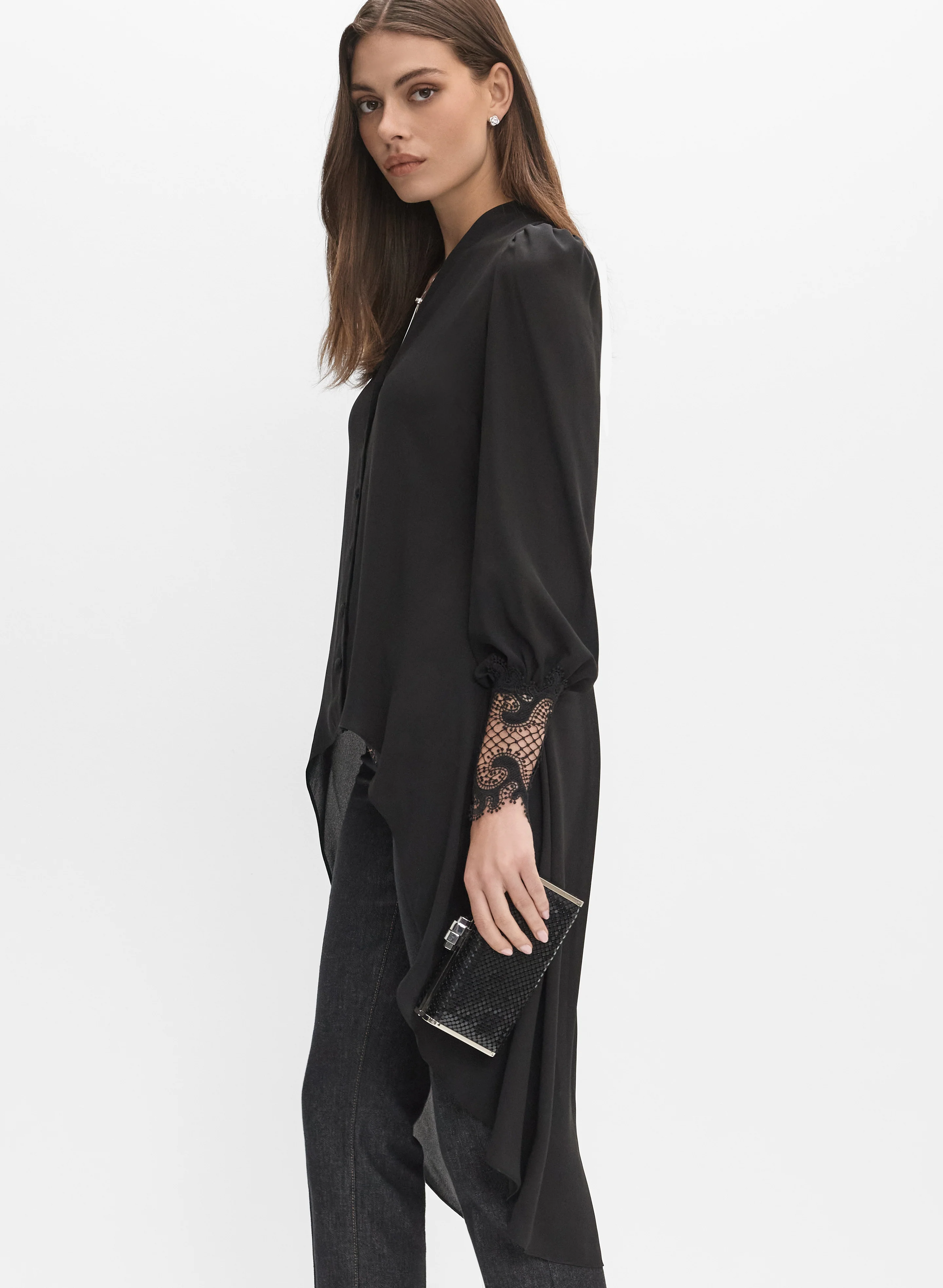 High-Low Hem Blouse - Image 5