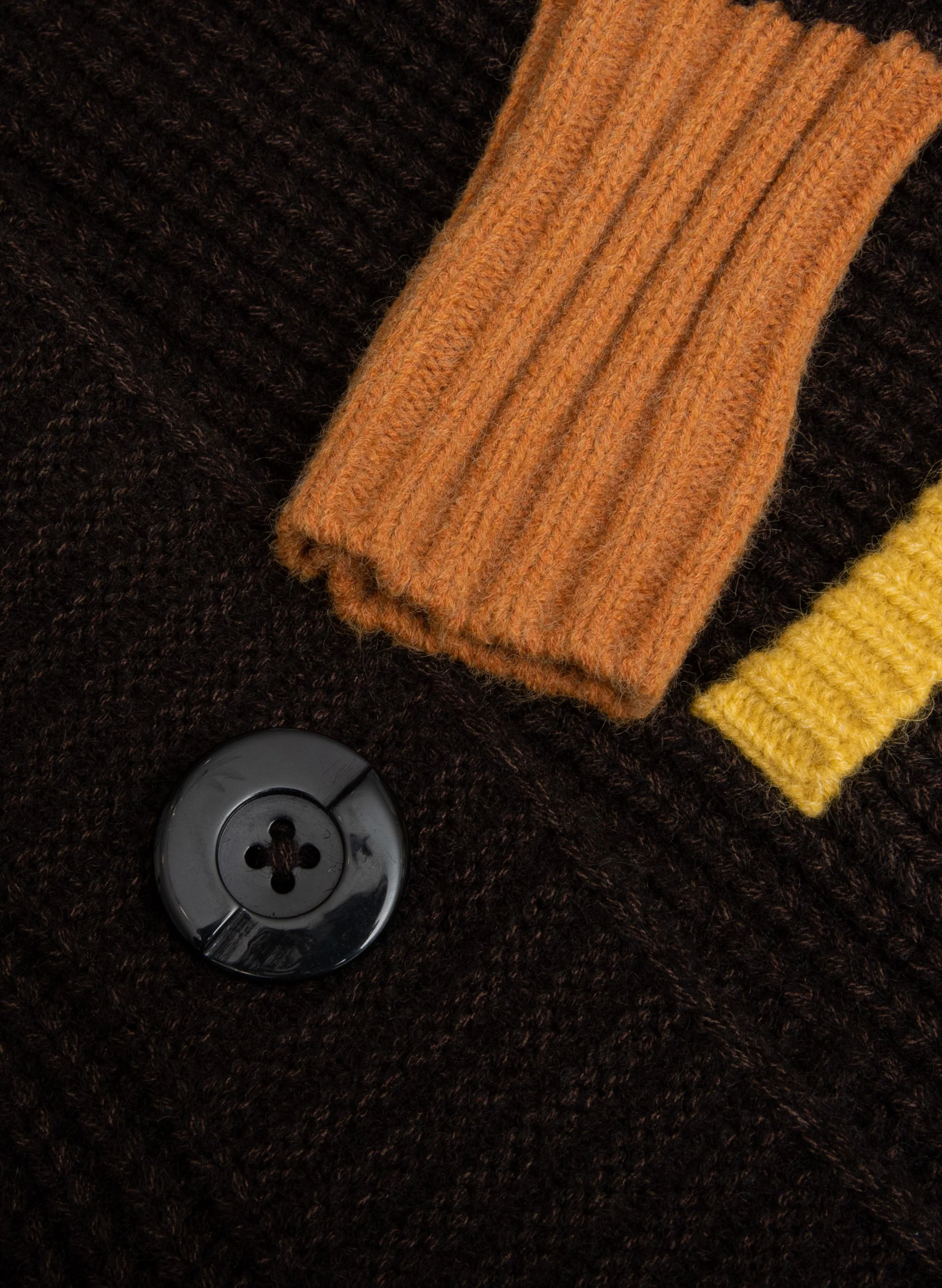 Hooded Button Detail Cardigan - Image 6