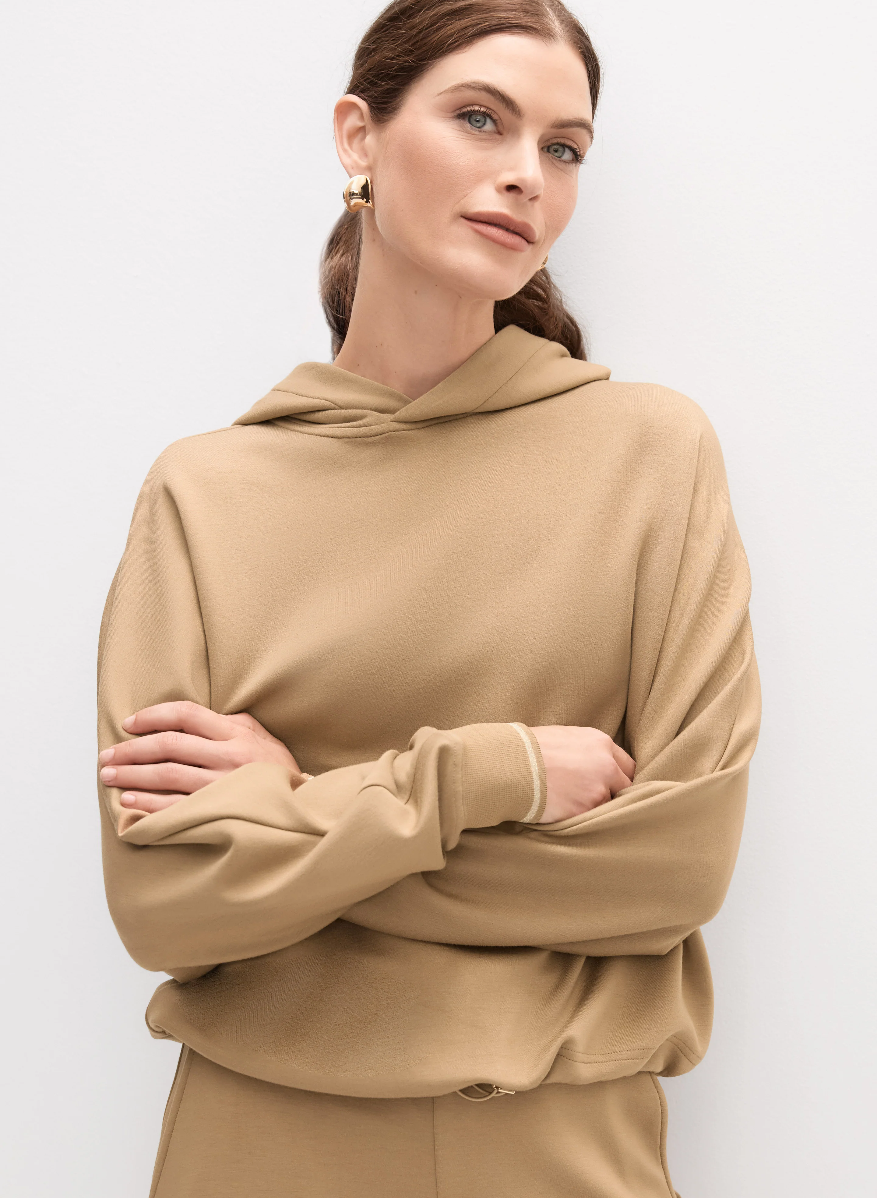 Hooded Pullover Top