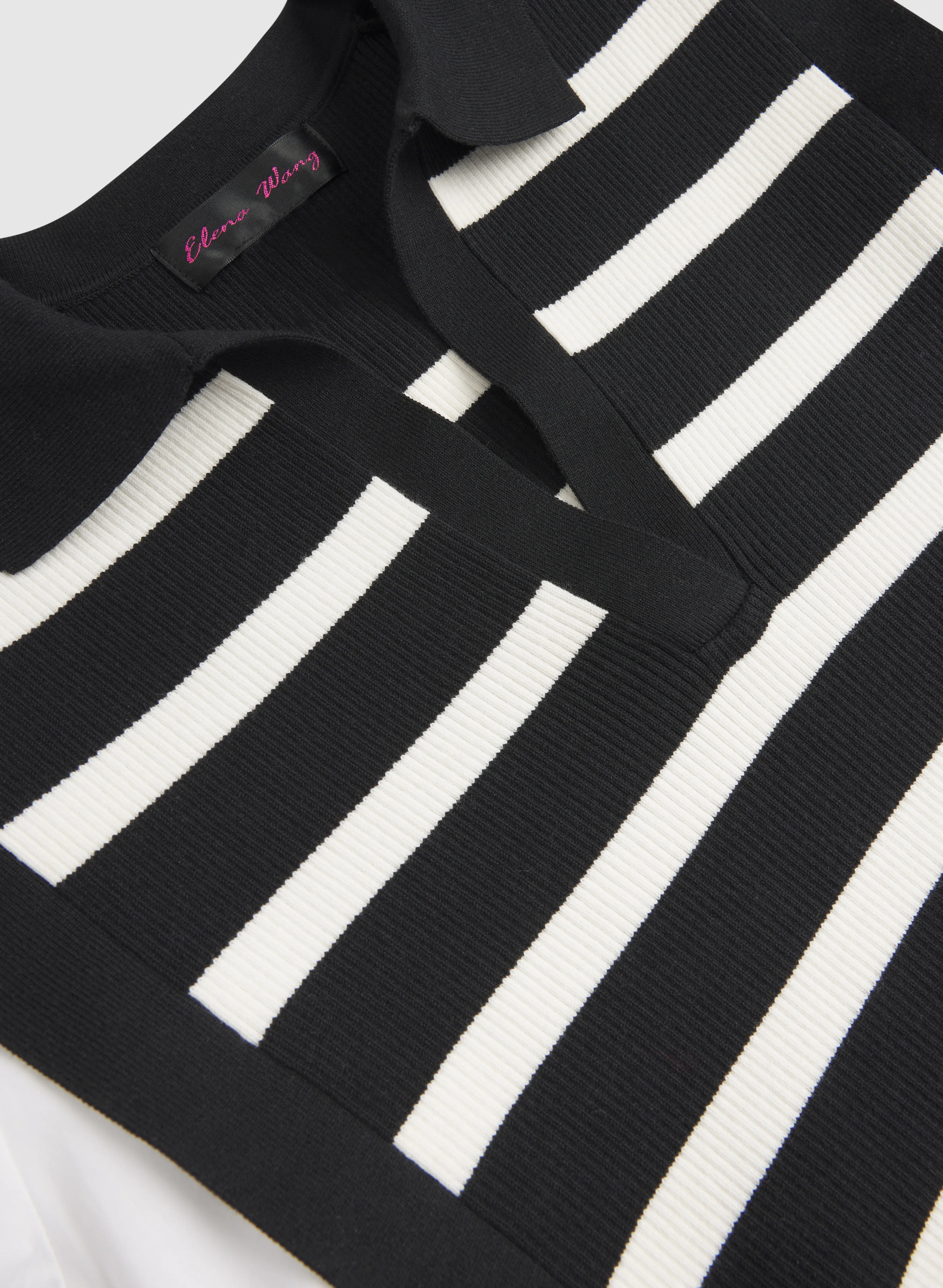 Illusion Knit Layered Blouse - Image 7