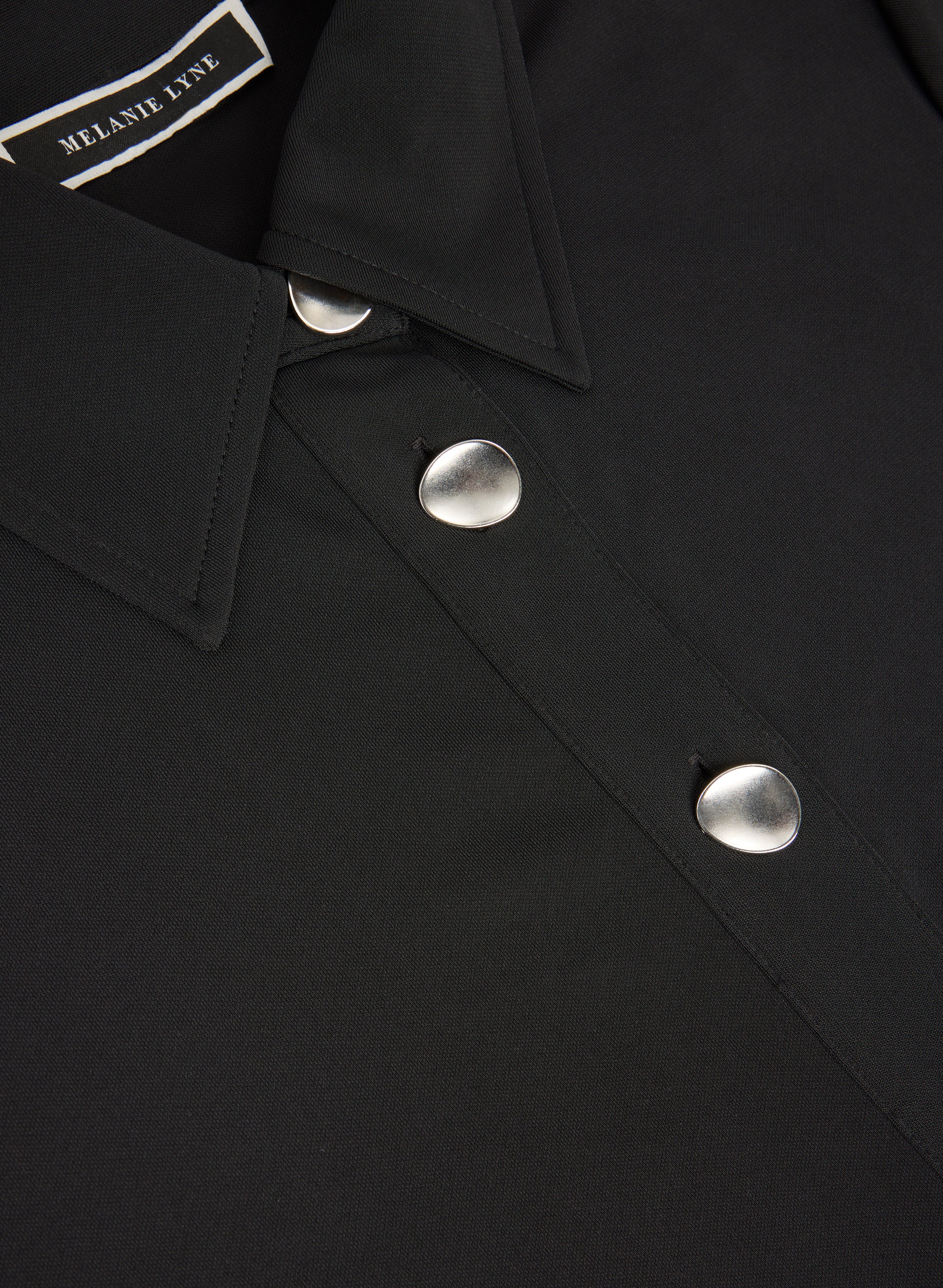 Jersey Button-Down Top - Image 7