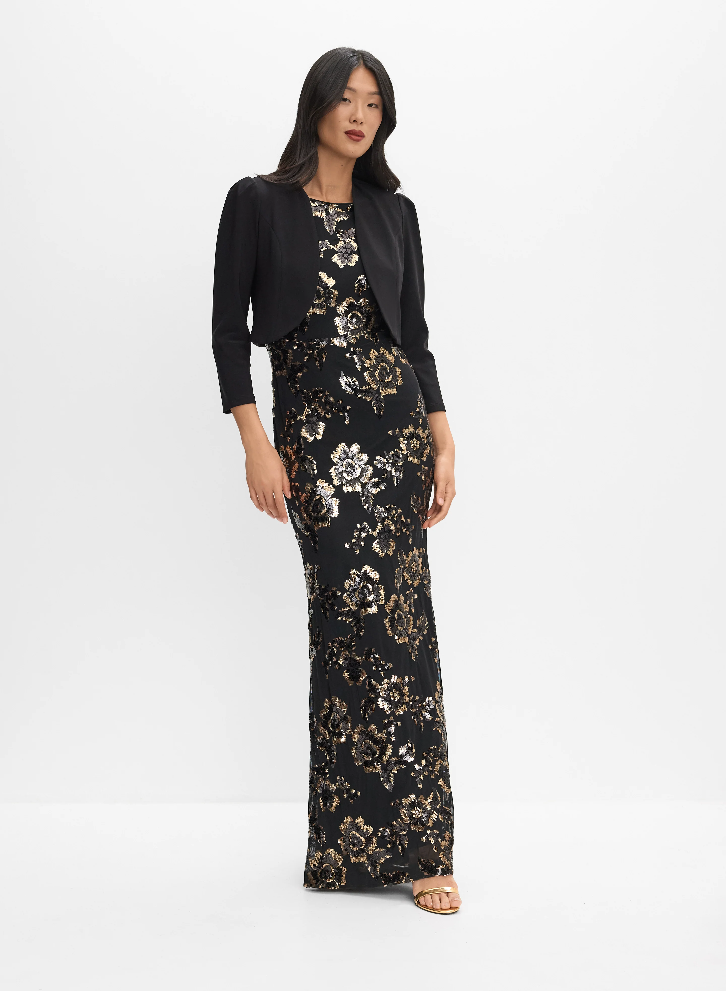 Jersey Puffed Sleeve Bolero - Image 3