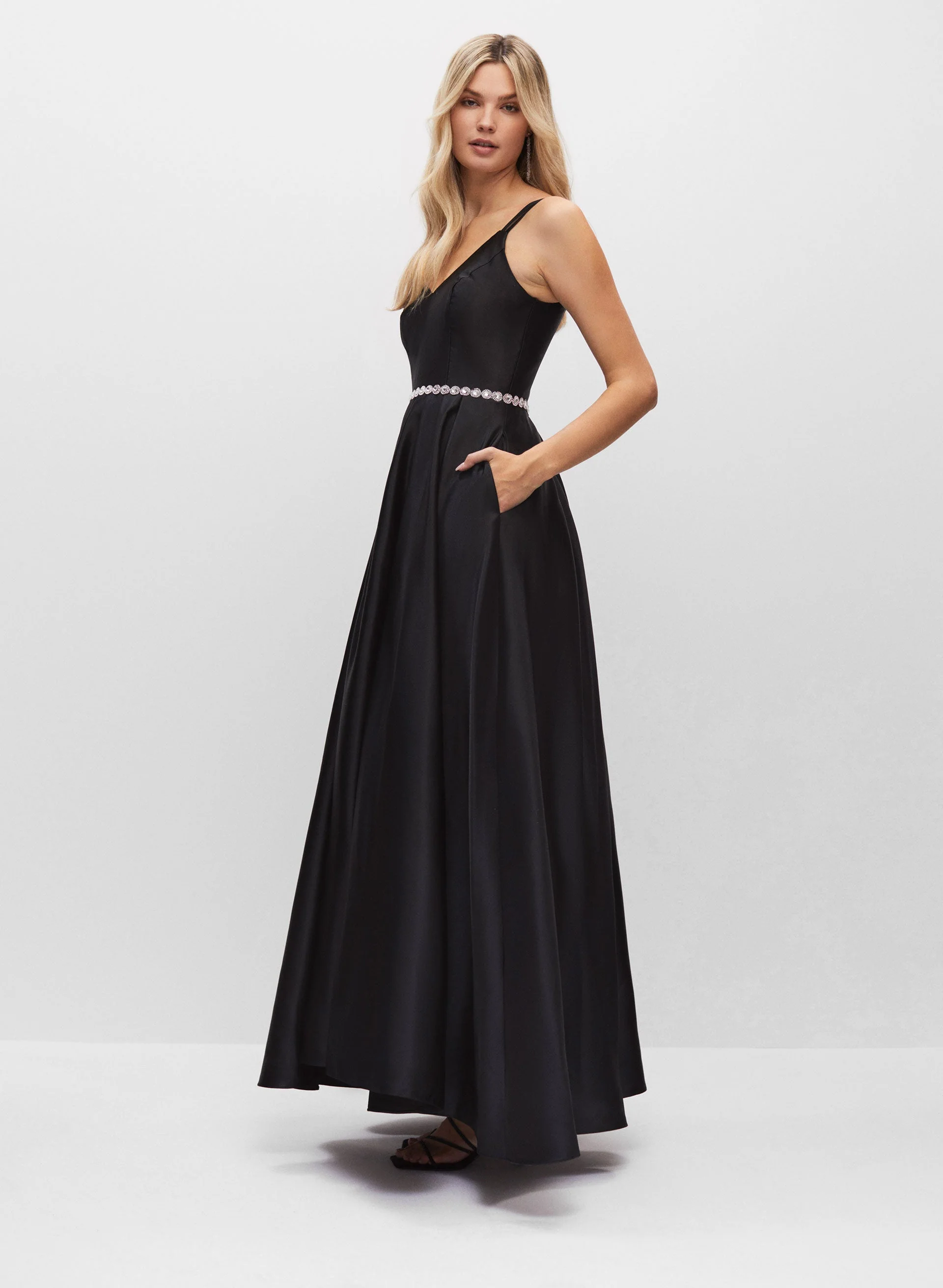 Jewel Trim Ball Gown - Image 2
