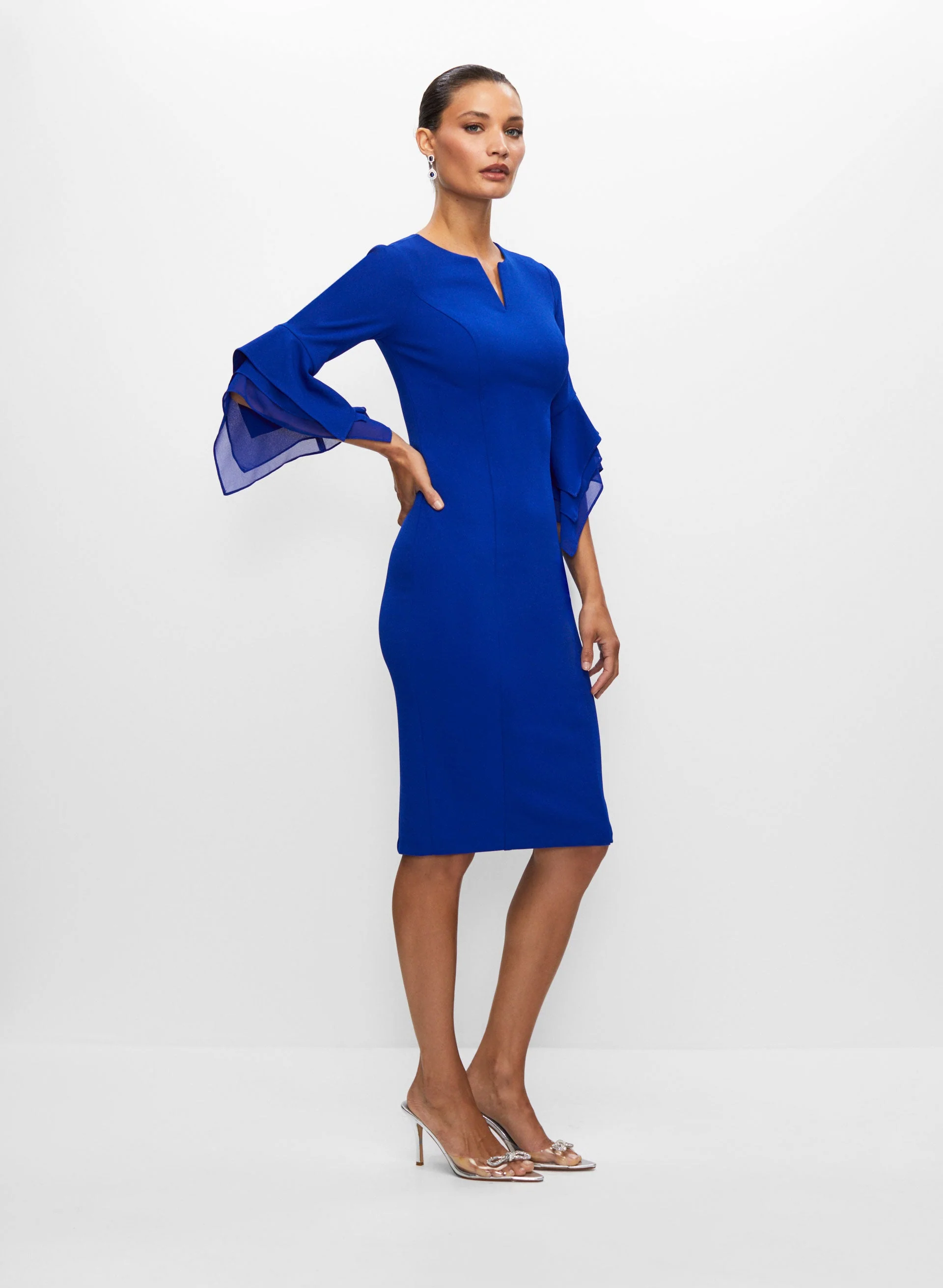Joseph Ribkoff - 3/4 Sleeve Dress - Image 3