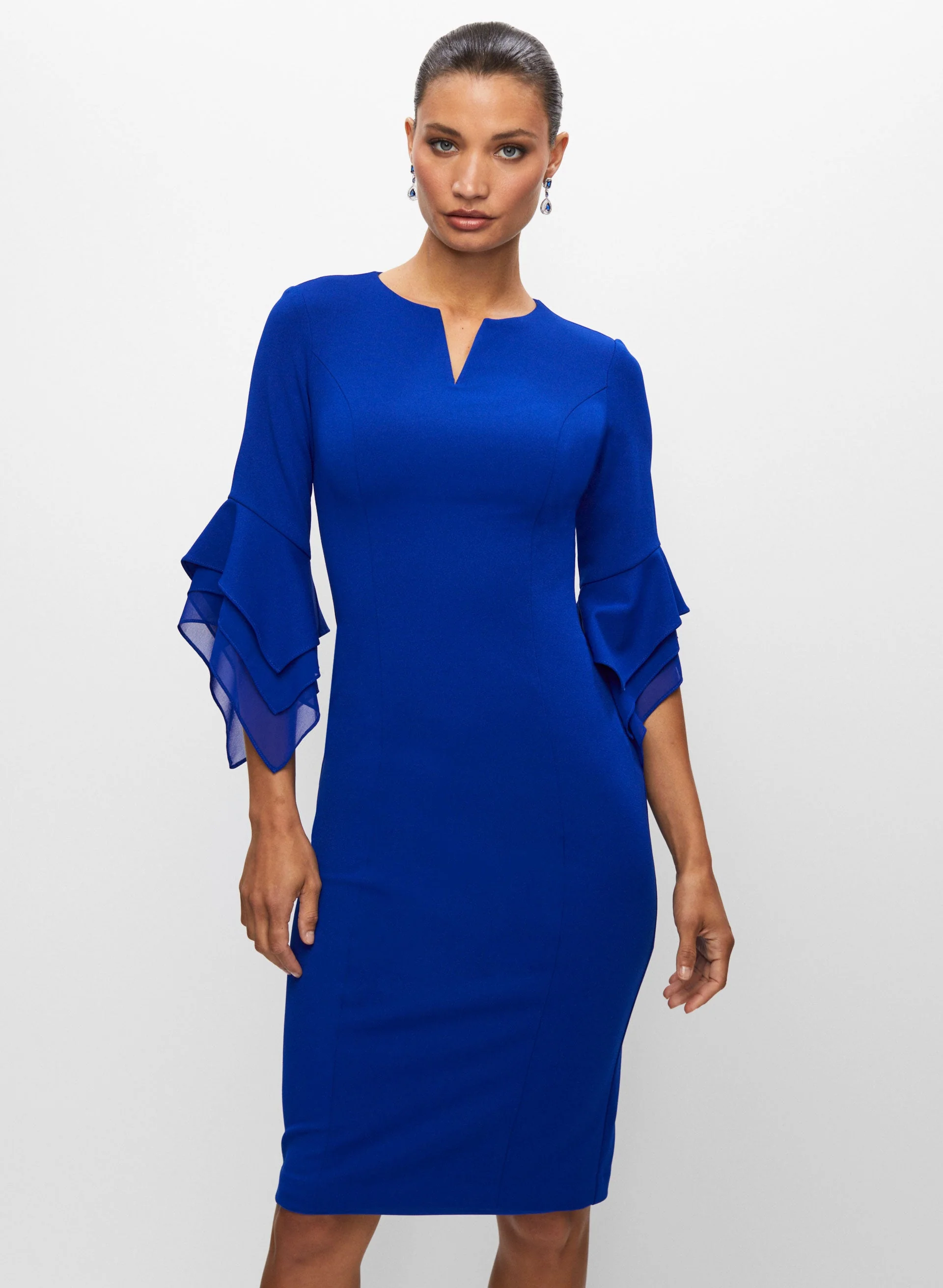 Joseph Ribkoff - 3/4 Sleeve Dress - Image 5