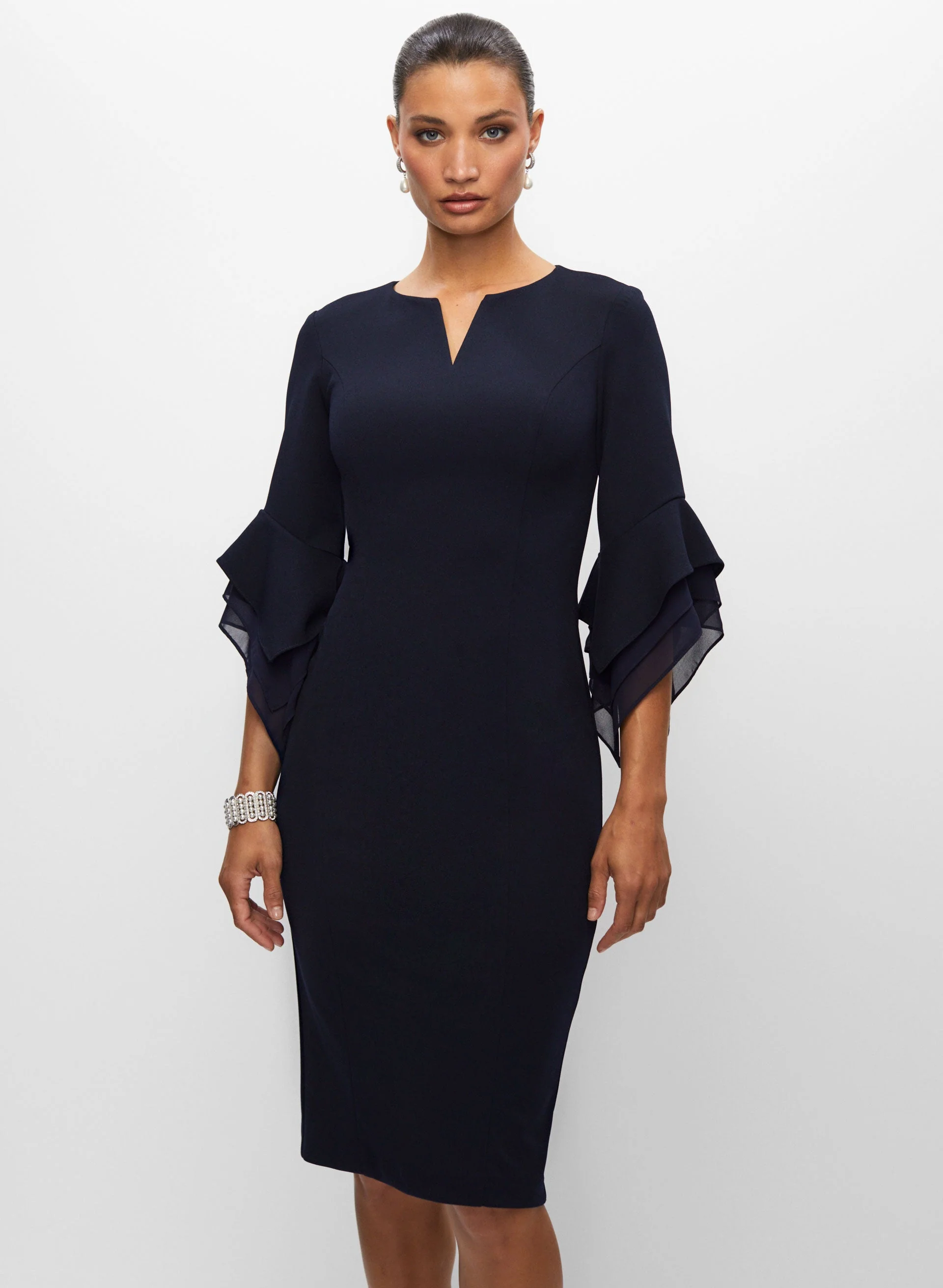 Joseph Ribkoff - 3/4 Sleeve Dress - Image 5