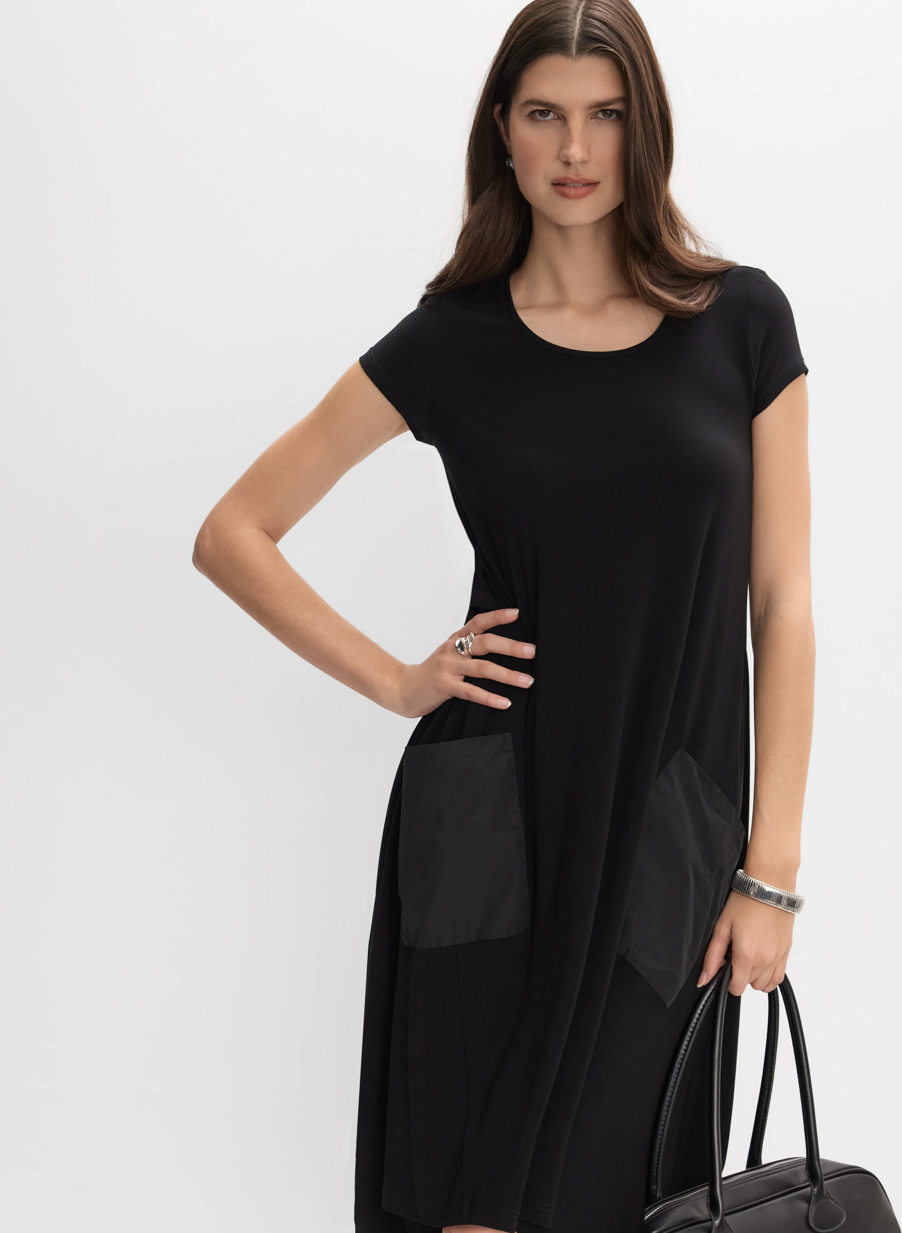 Joseph Ribkoff - A-Line Jersey Dress - Image 4