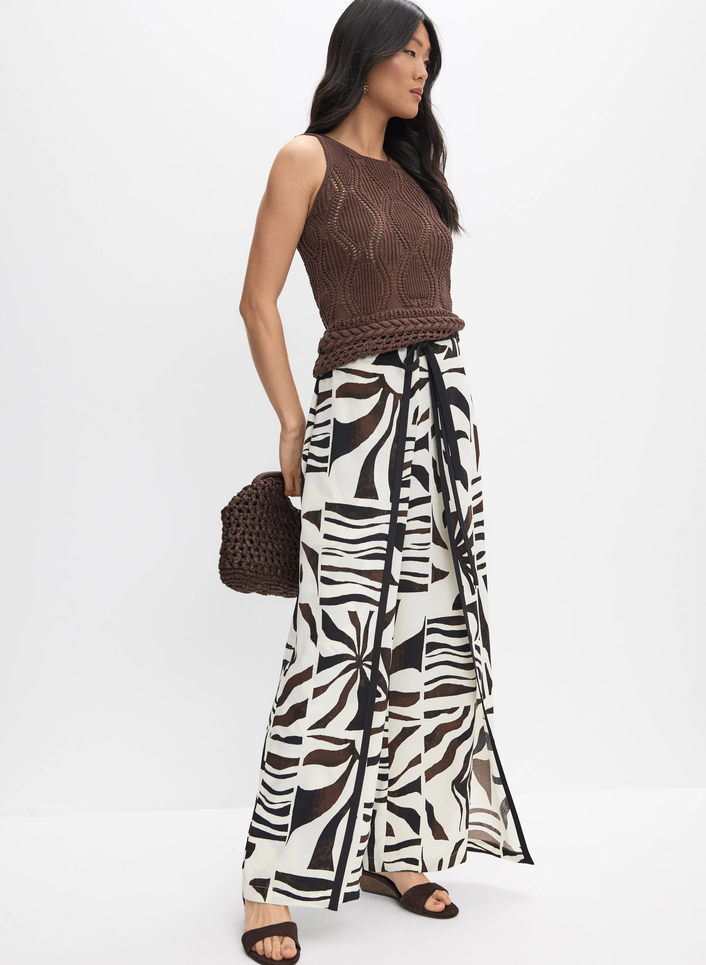 Joseph Ribkoff - Abstract Tulip Pants - Image 5