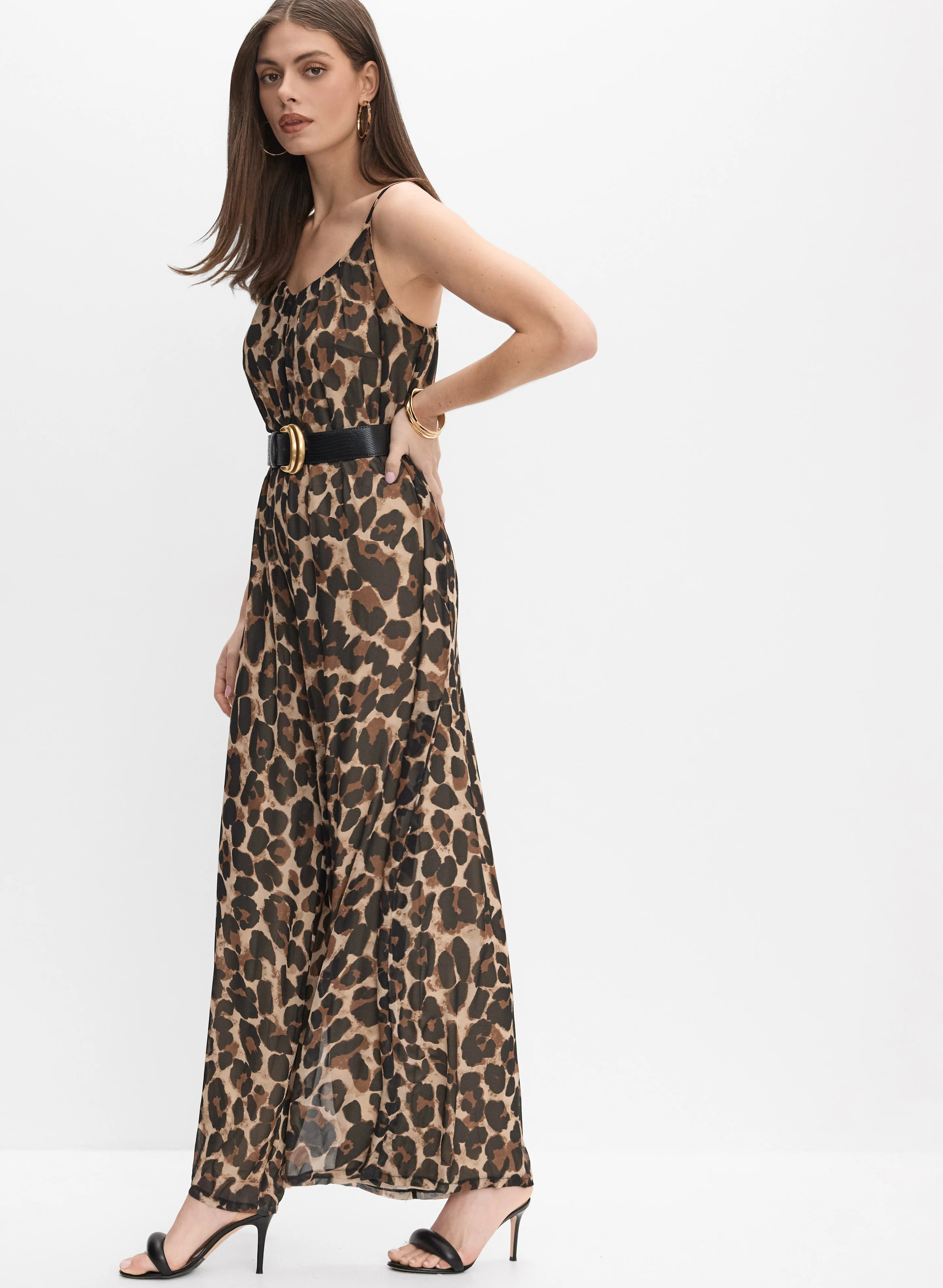 Joseph Ribkoff - Animal Print Jumpsuit - Image 3