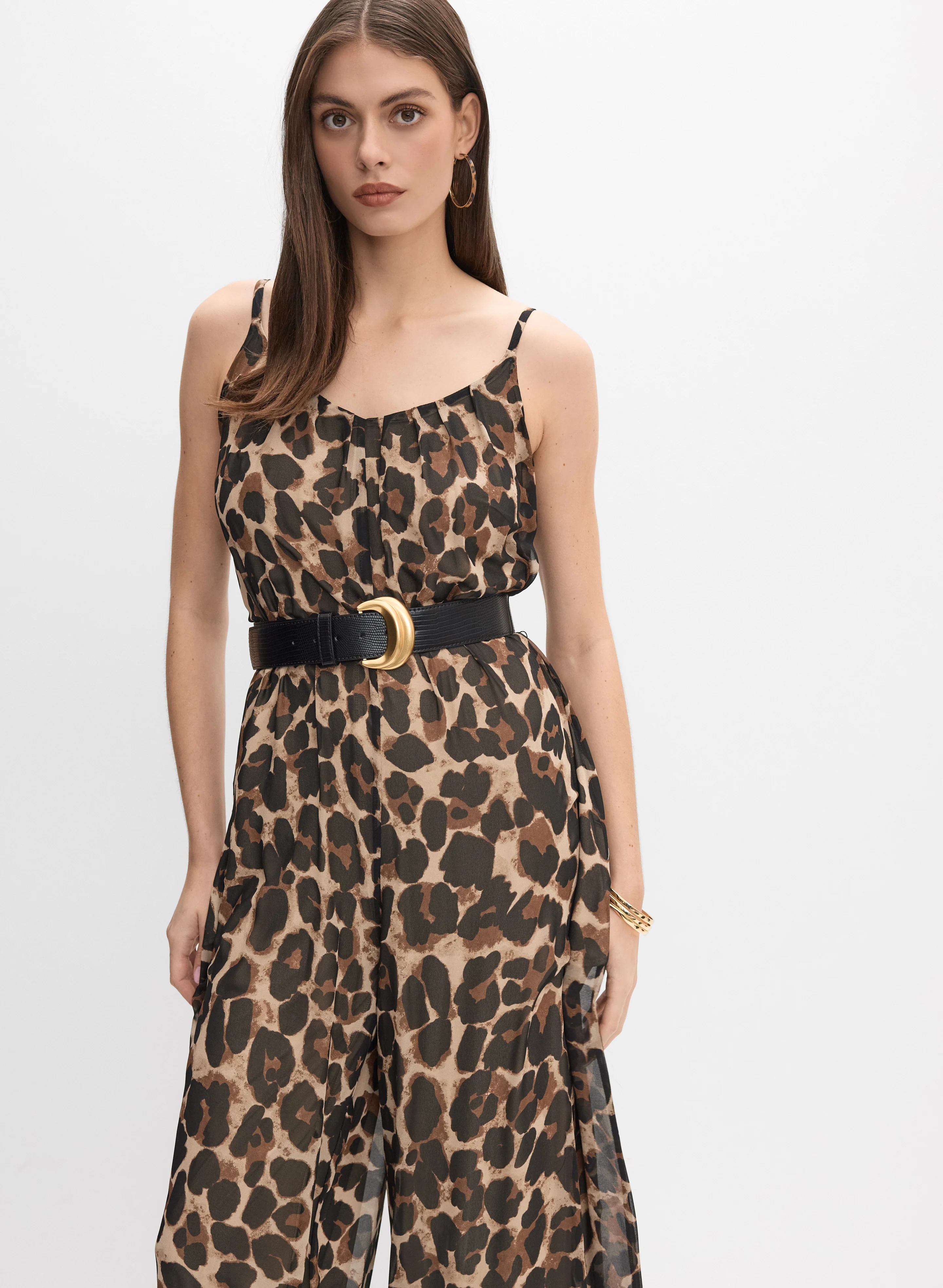 Joseph Ribkoff - Animal Print Jumpsuit - Image 4