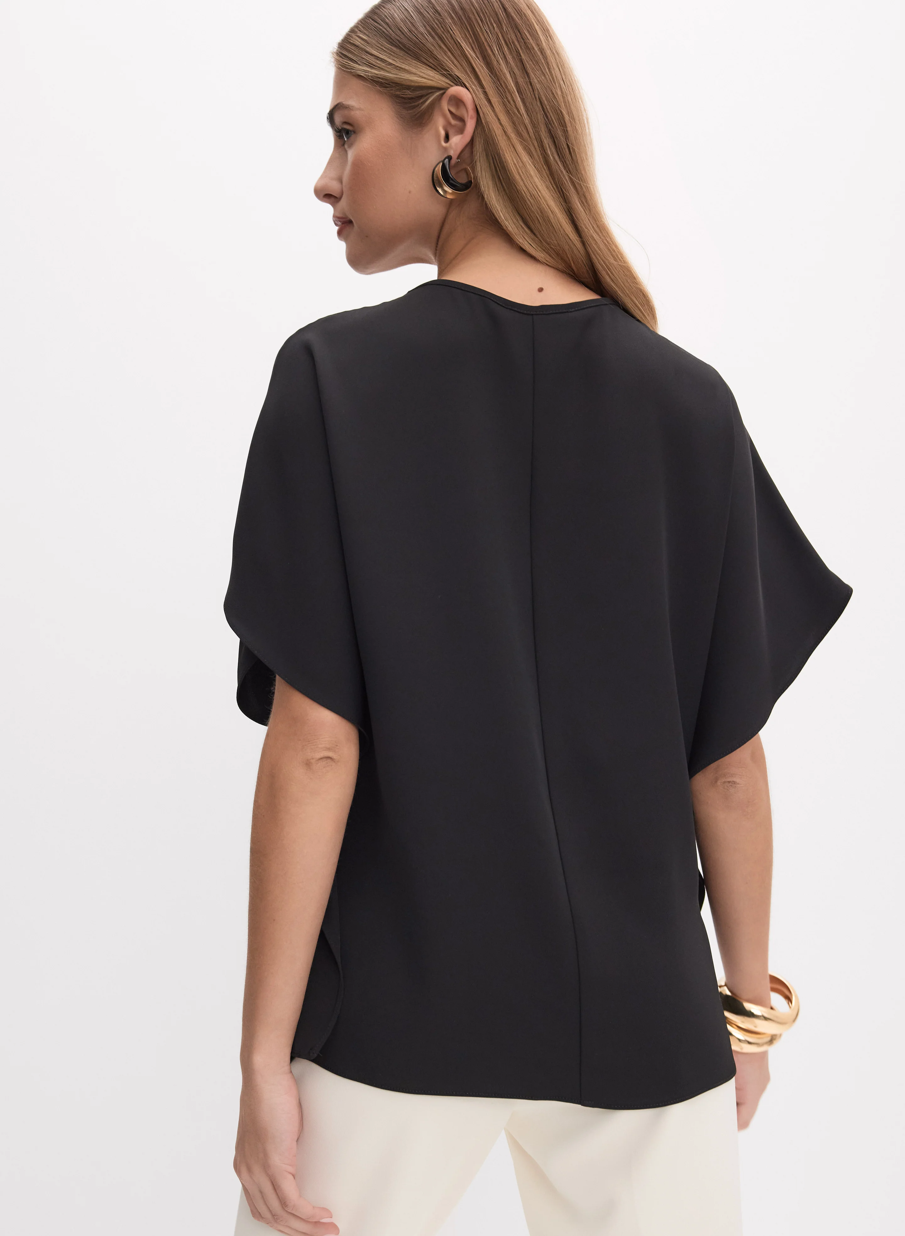 Joseph Ribkoff - Batwing Sleeve Blouse - Image 4