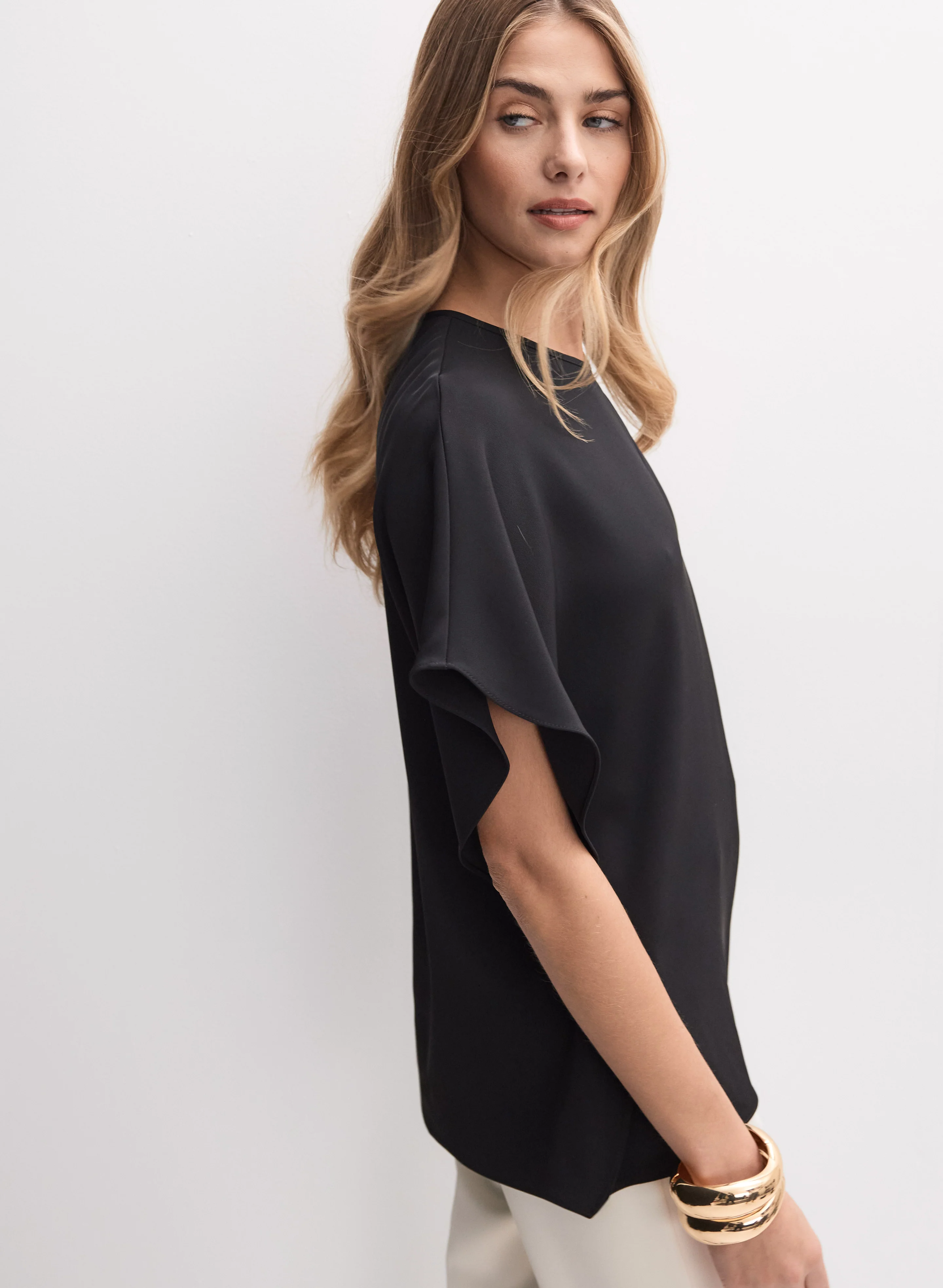 Joseph Ribkoff - Batwing Sleeve Blouse - Image 5