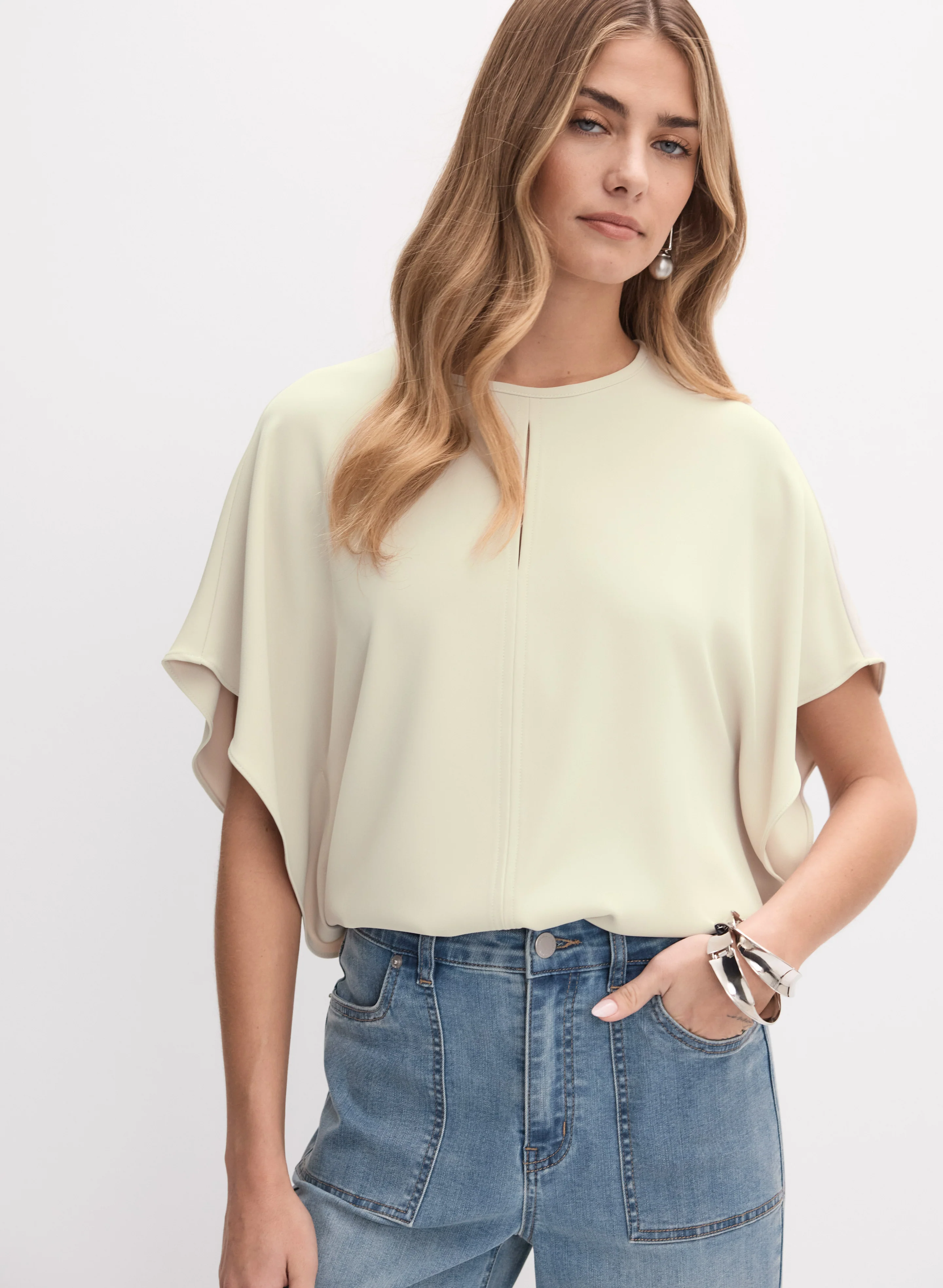 Joseph Ribkoff - Batwing Sleeve Blouse