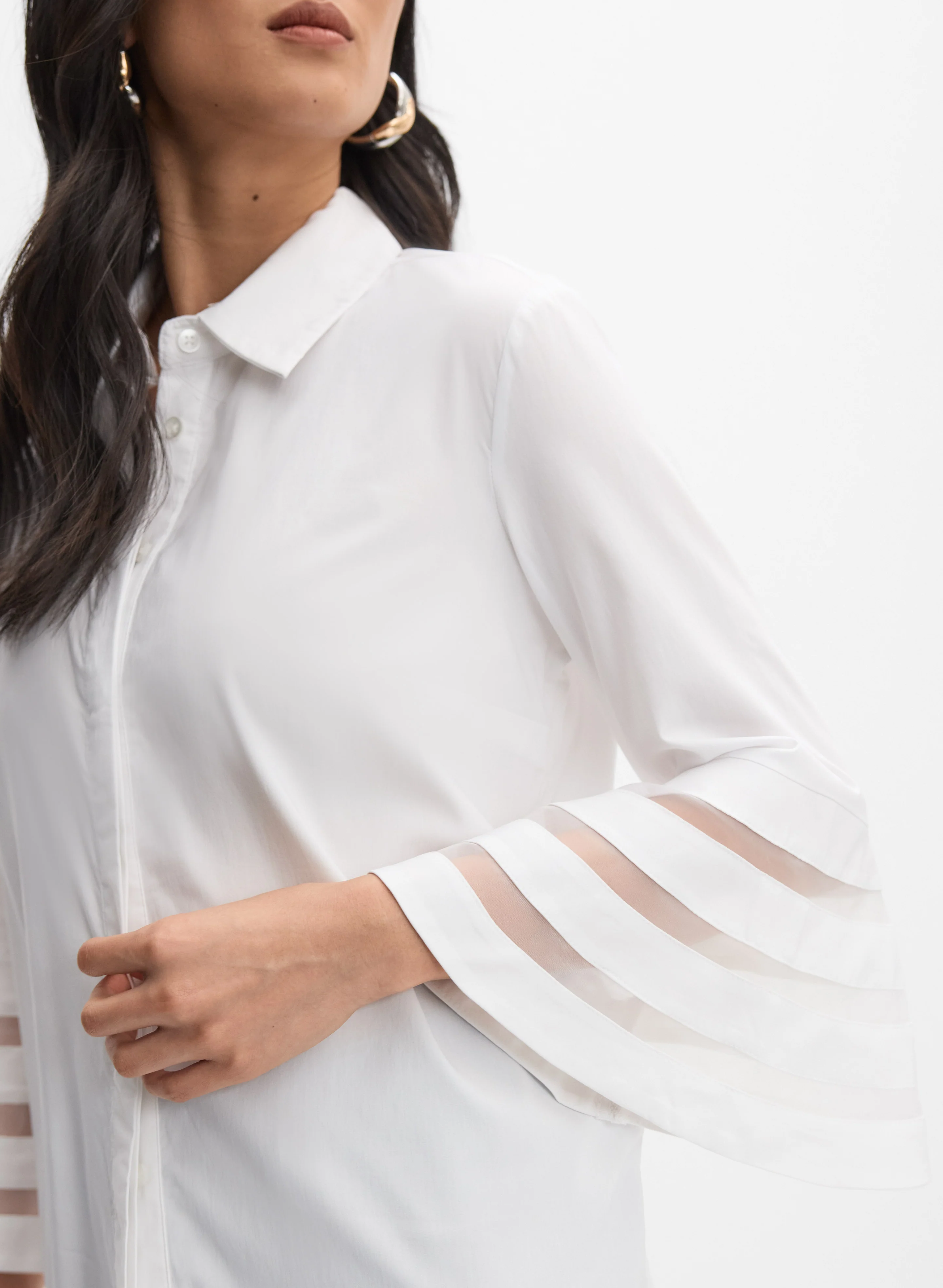 Joseph Ribkoff - Bell Sleeve Blouse - Image 2