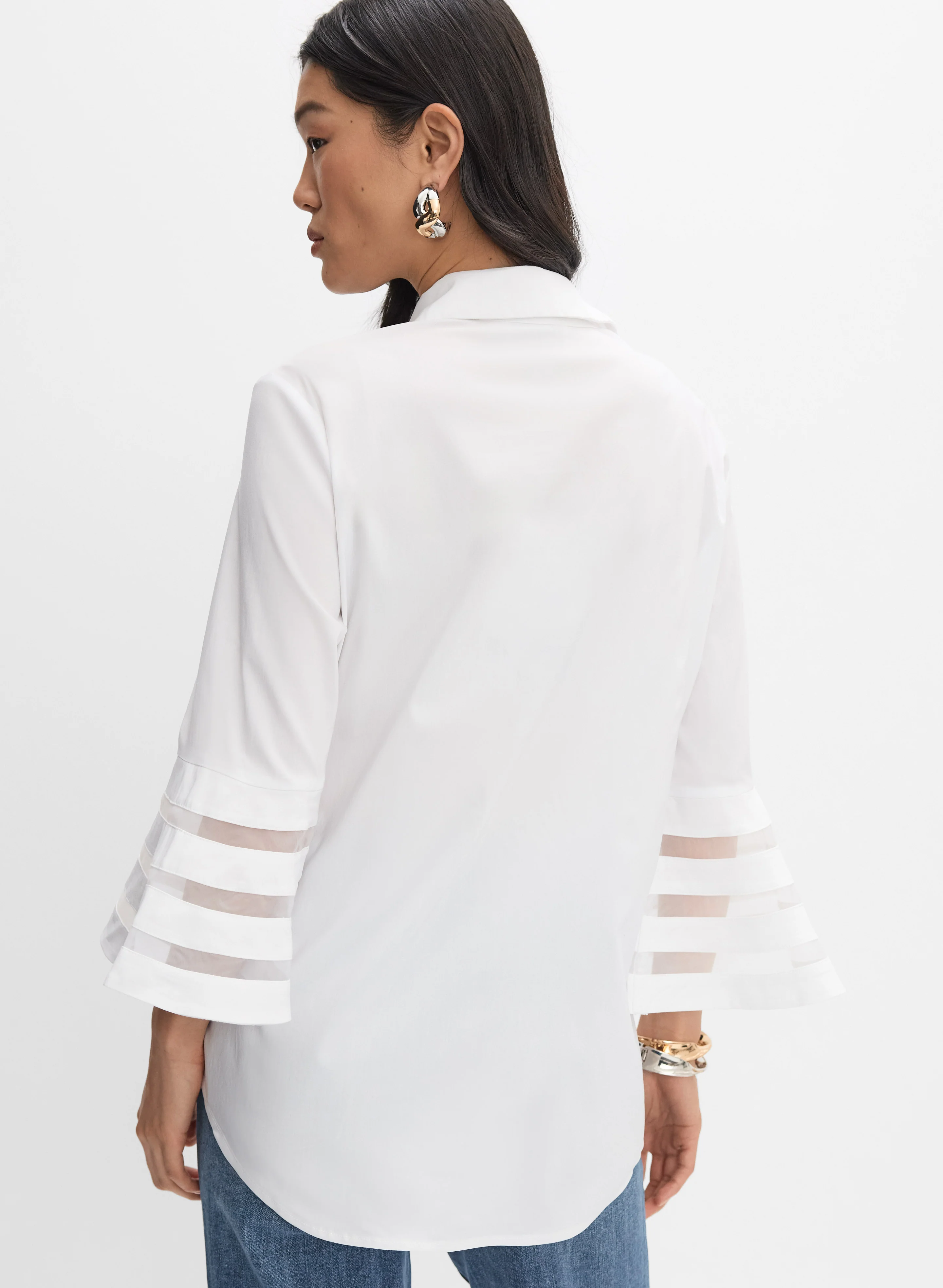 Joseph Ribkoff - Bell Sleeve Blouse - Image 4