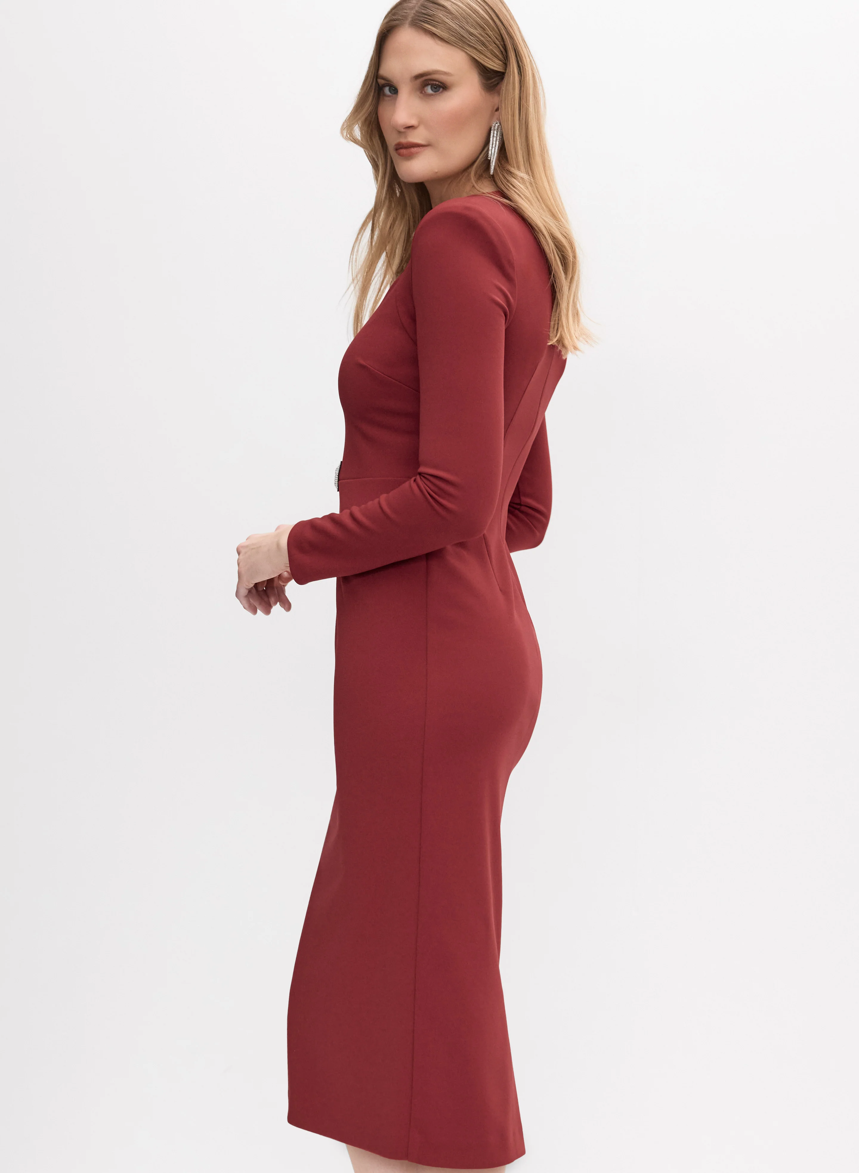 Joseph Ribkoff - Bow Detail Dress - Image 3