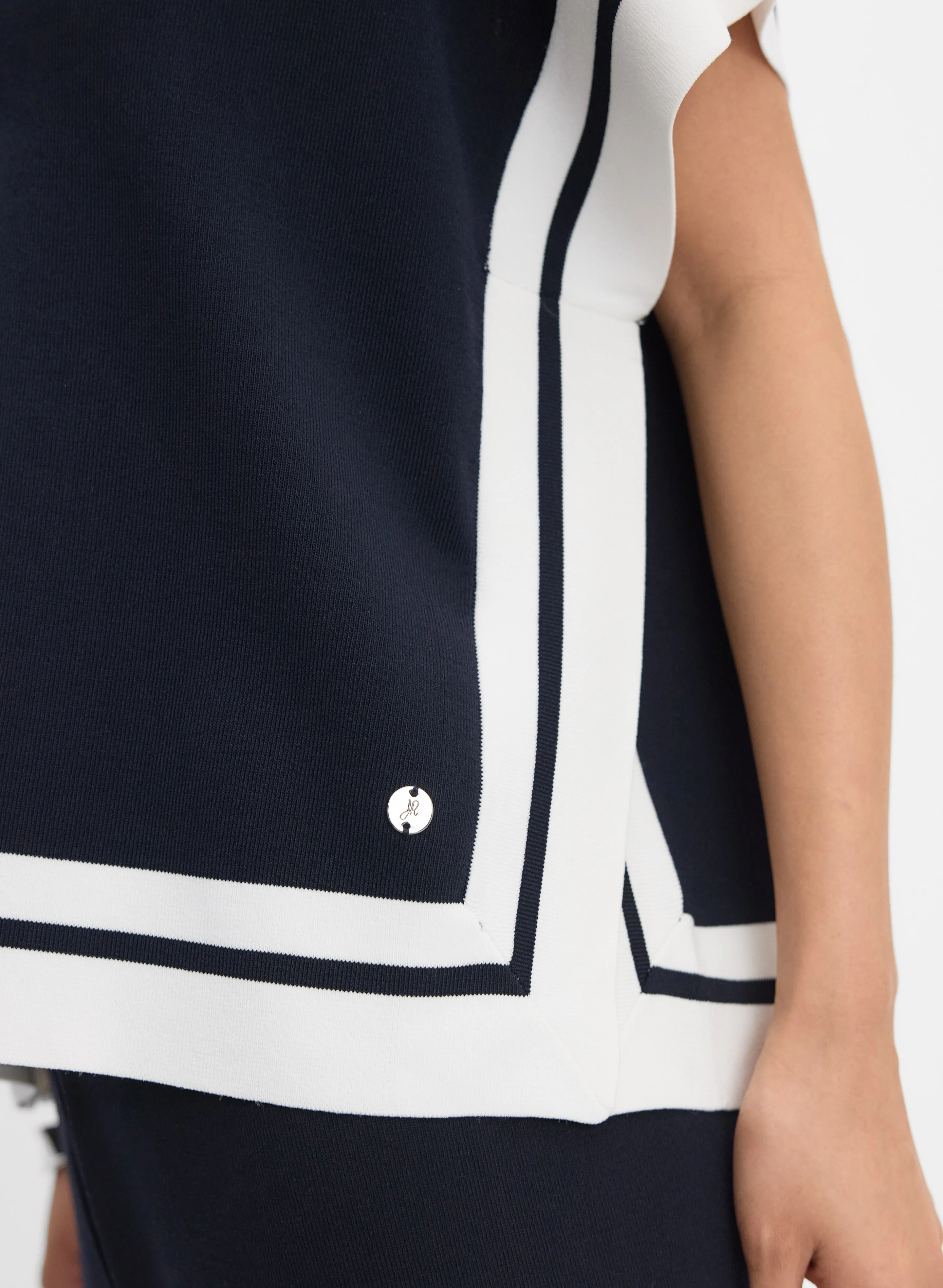 Joseph Ribkoff - Contrast Trim Sweater - Image 6