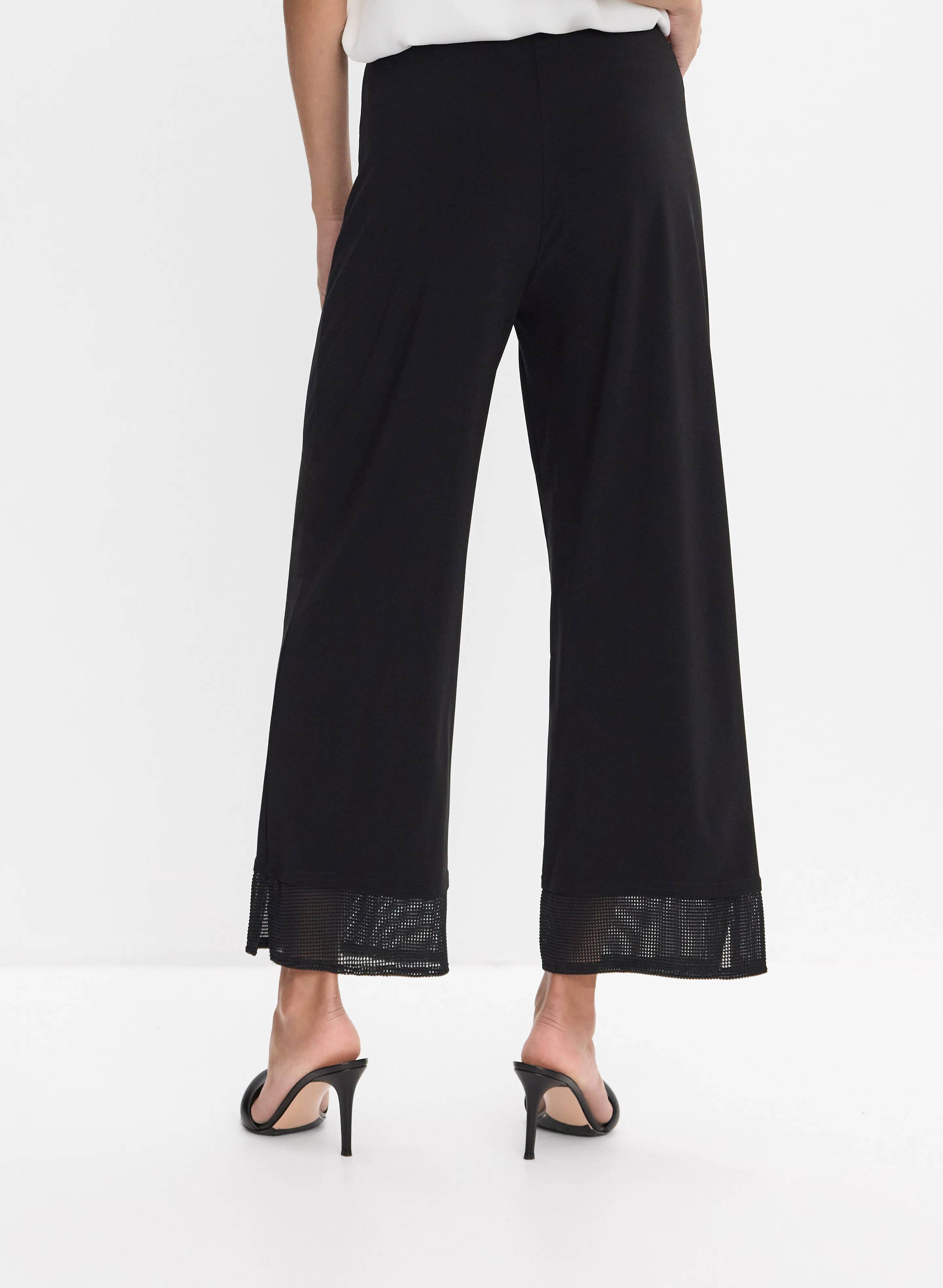 Joseph Ribkoff - Cropped Wide-Leg Pants - Image 2