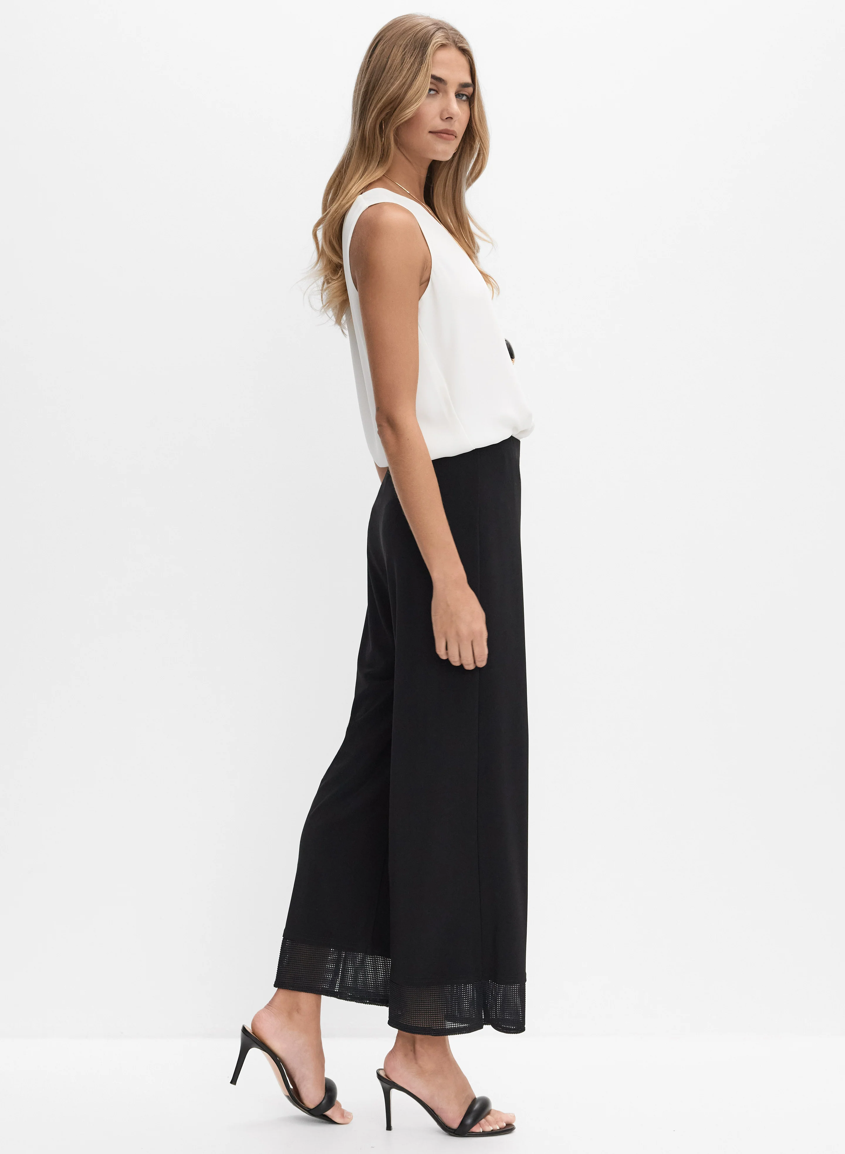 Joseph Ribkoff - Cropped Wide-Leg Pants - Image 5