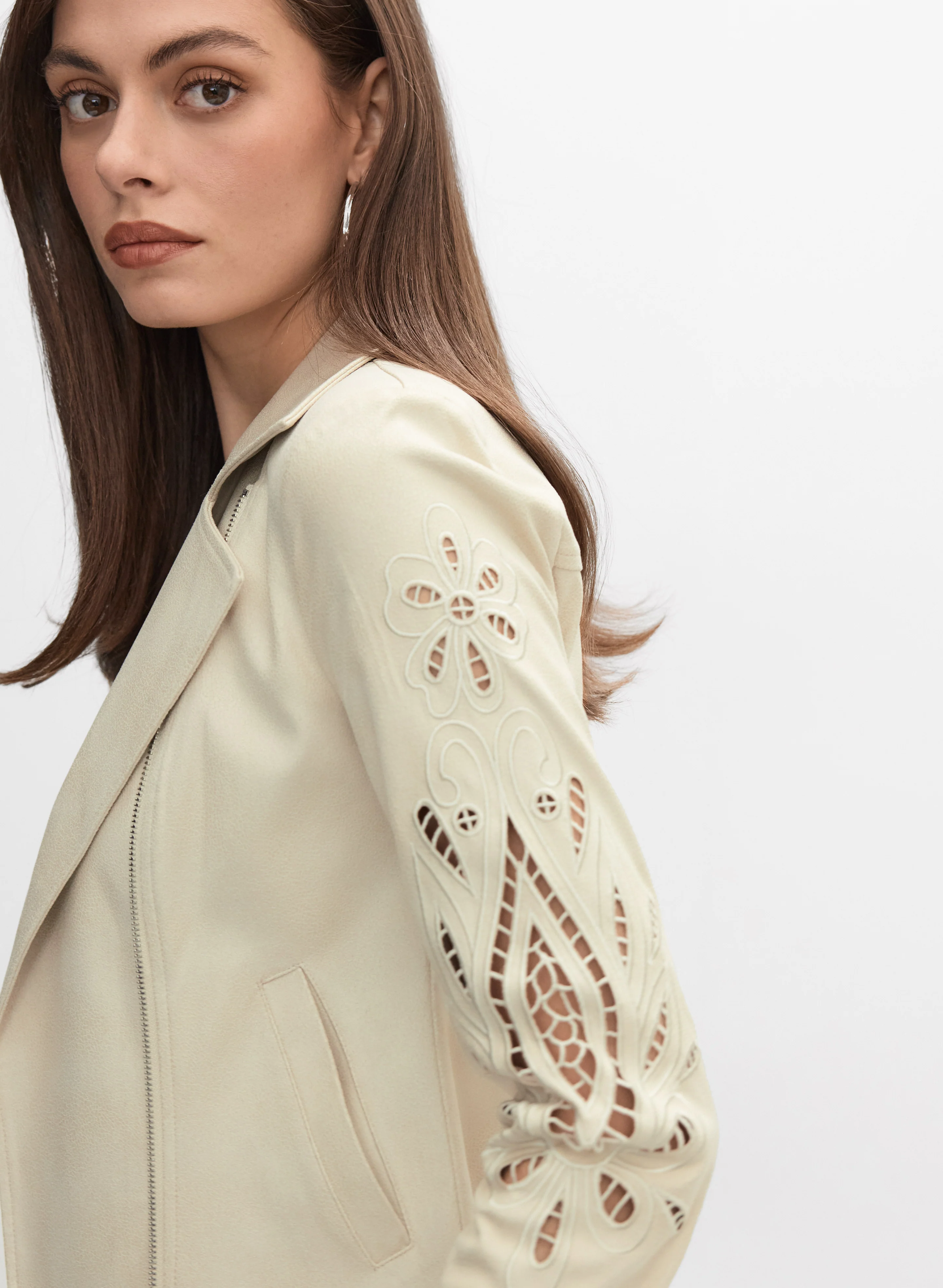 Joseph Ribkoff - Cutout Sleeve Jacket - Image 2