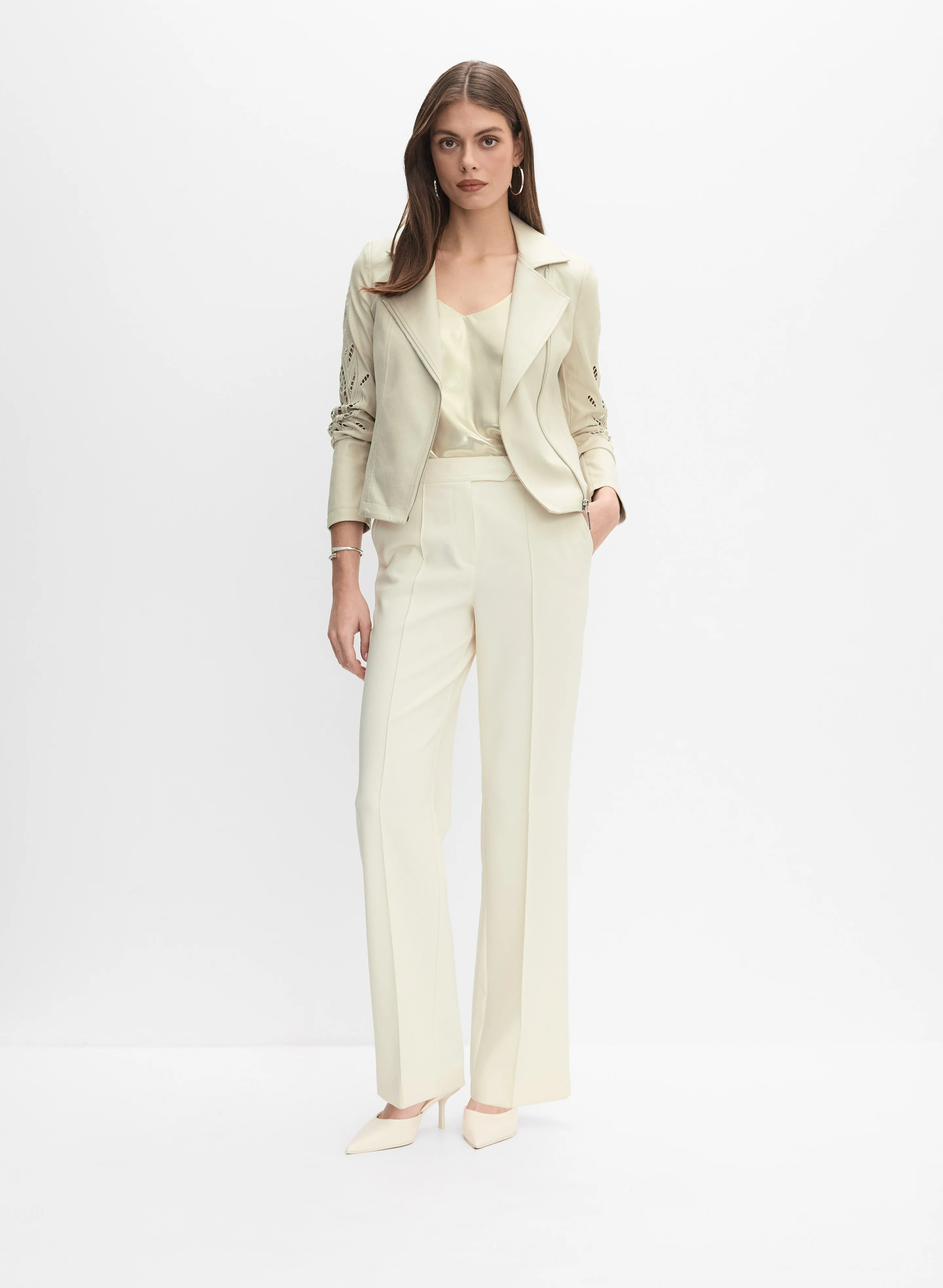 Joseph Ribkoff - Cutout Sleeve Jacket - Image 3