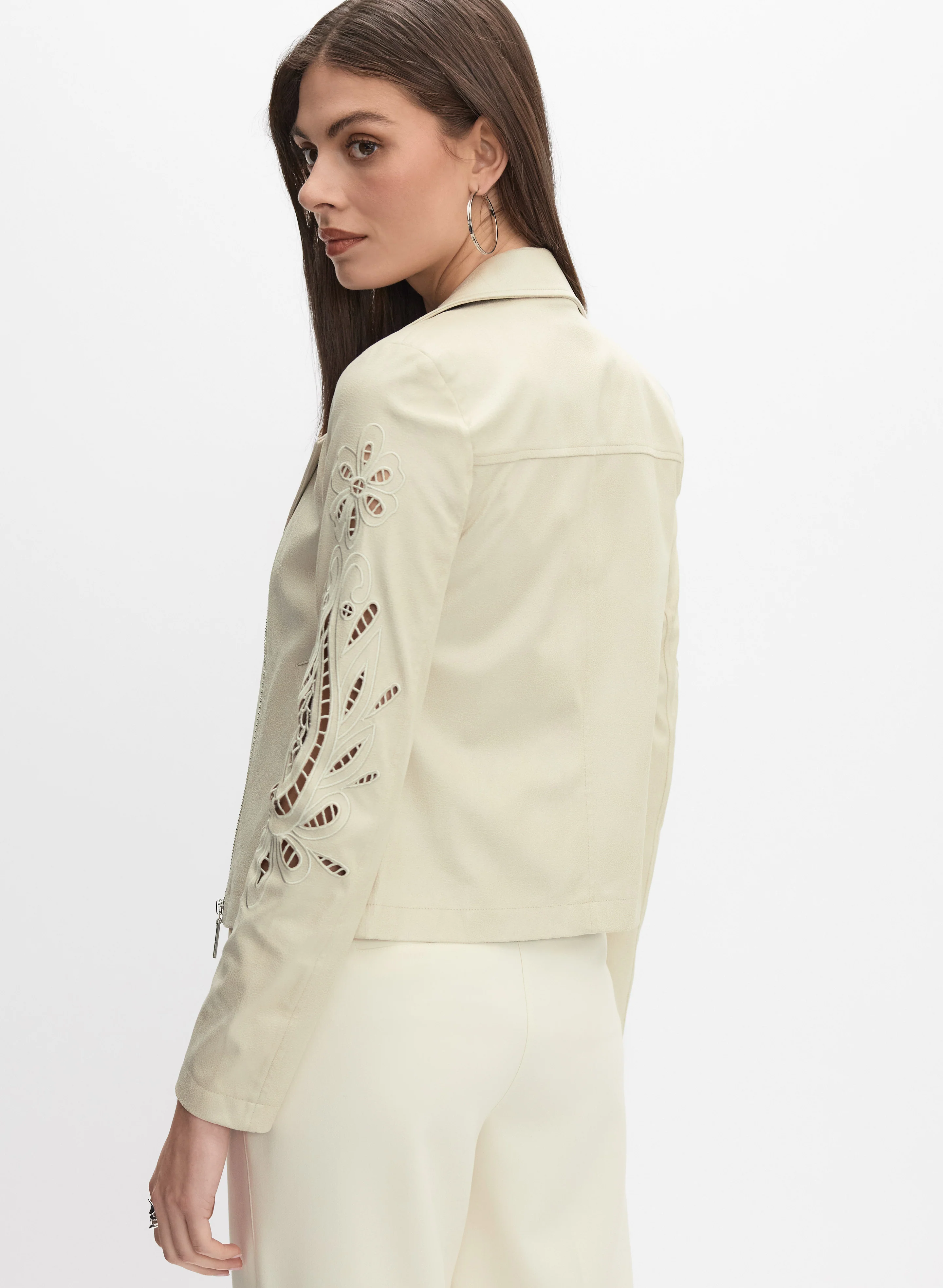 Joseph Ribkoff - Cutout Sleeve Jacket - Image 4