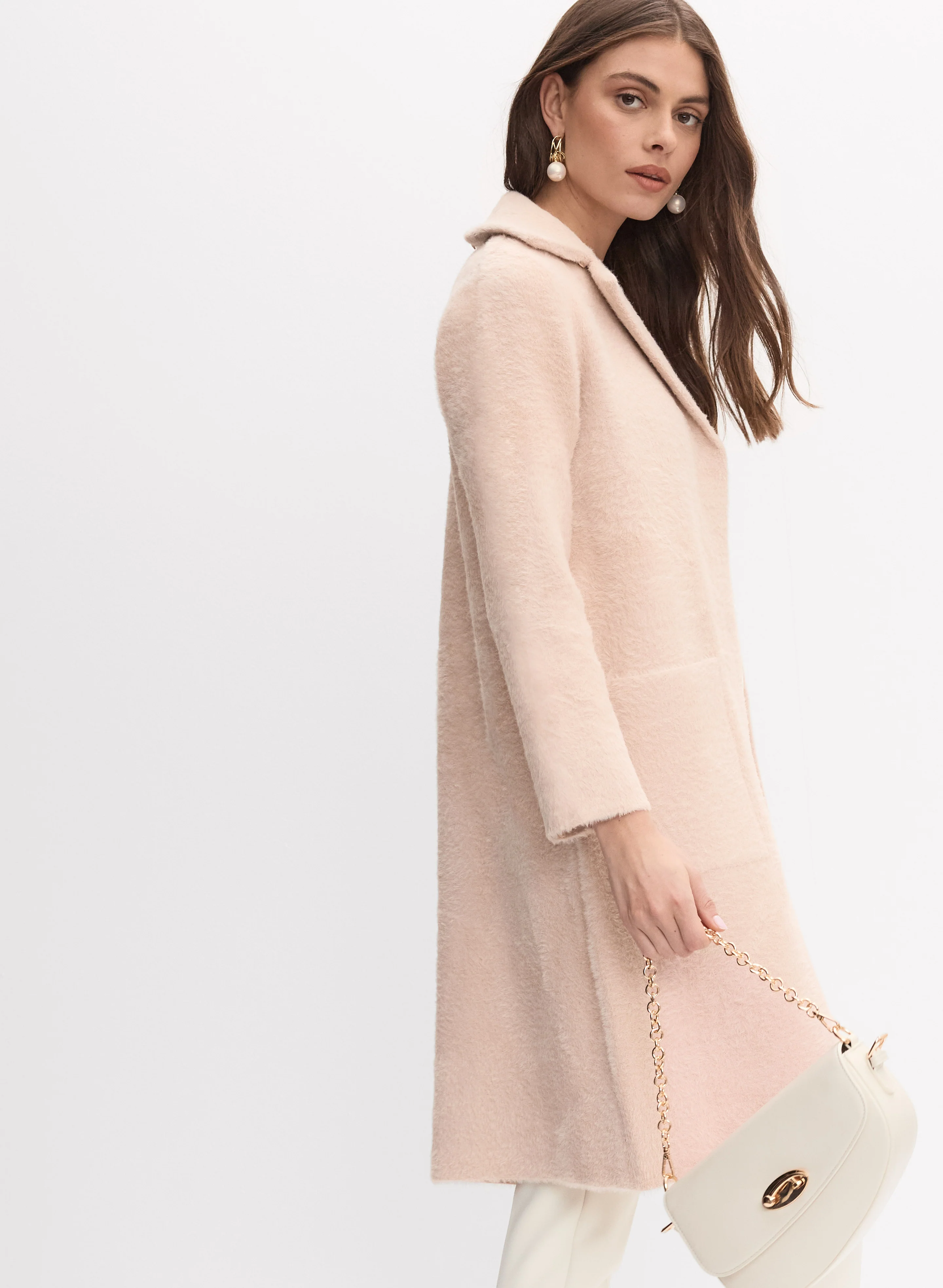 Joseph Ribkoff - Faux-Fur Detail Coat - Image 5