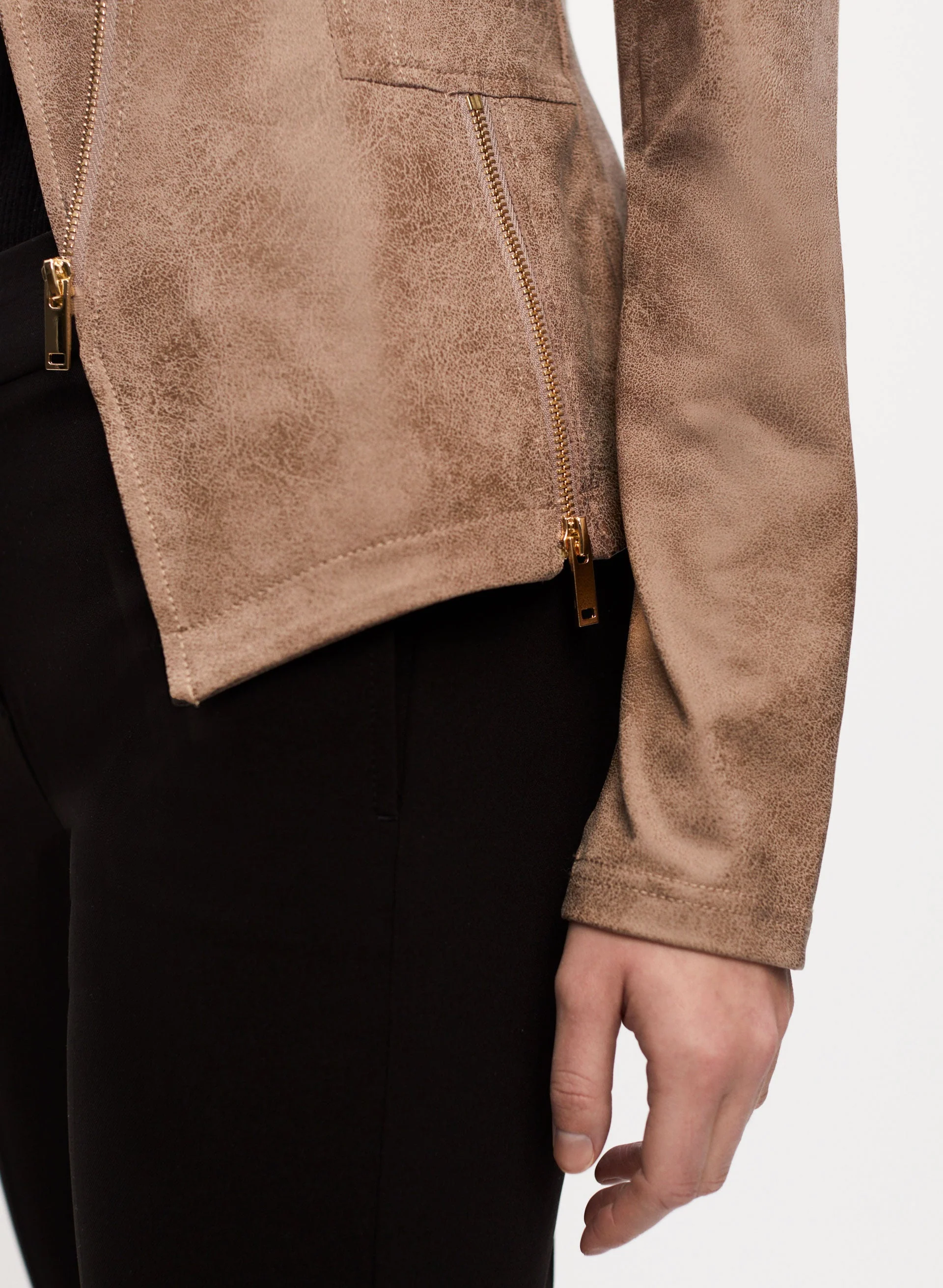 Joseph Ribkoff - Faux Suede Jacket - Image 5