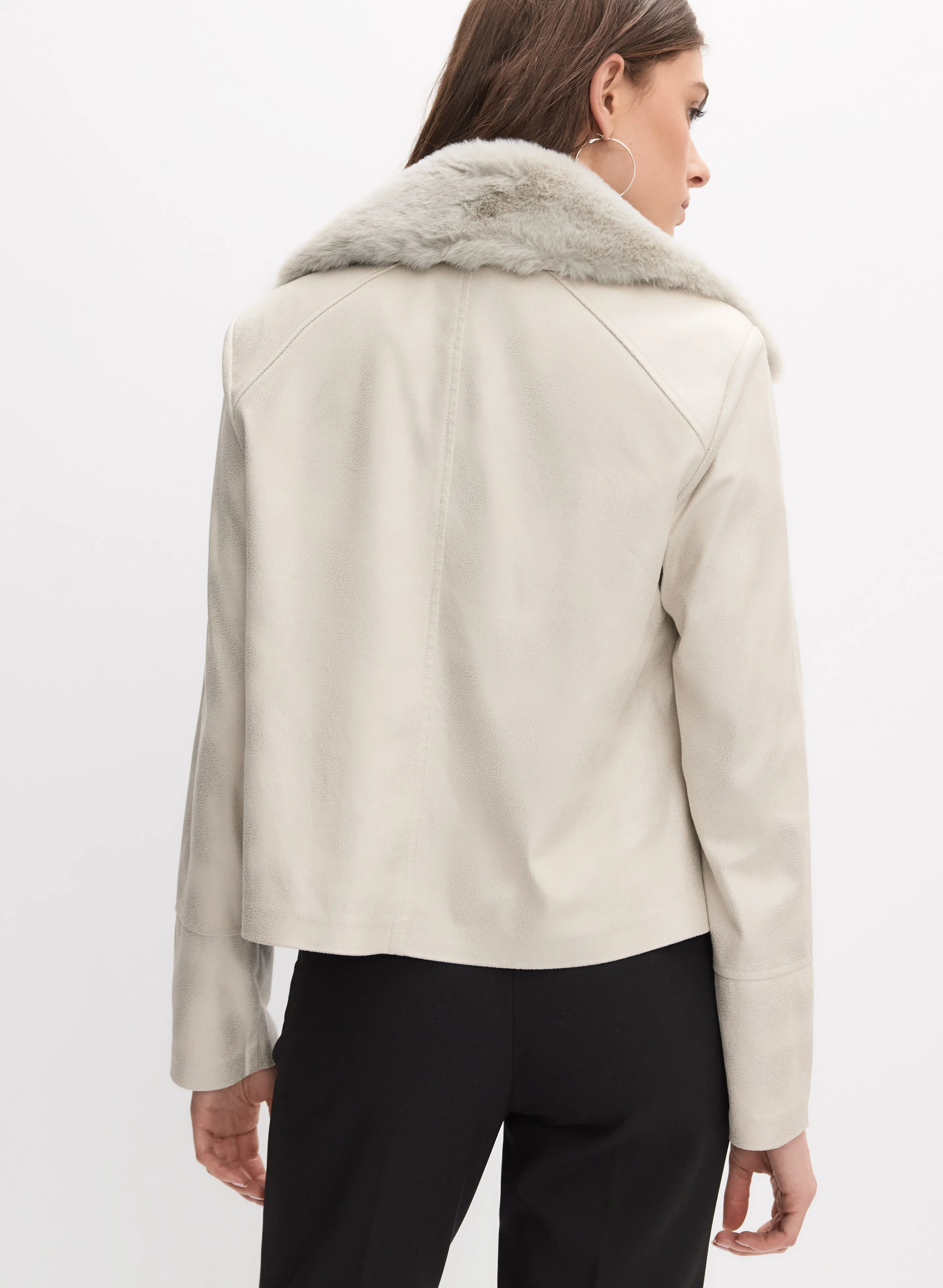 Joseph Ribkoff - Faux-Suede Jacket - Image 4