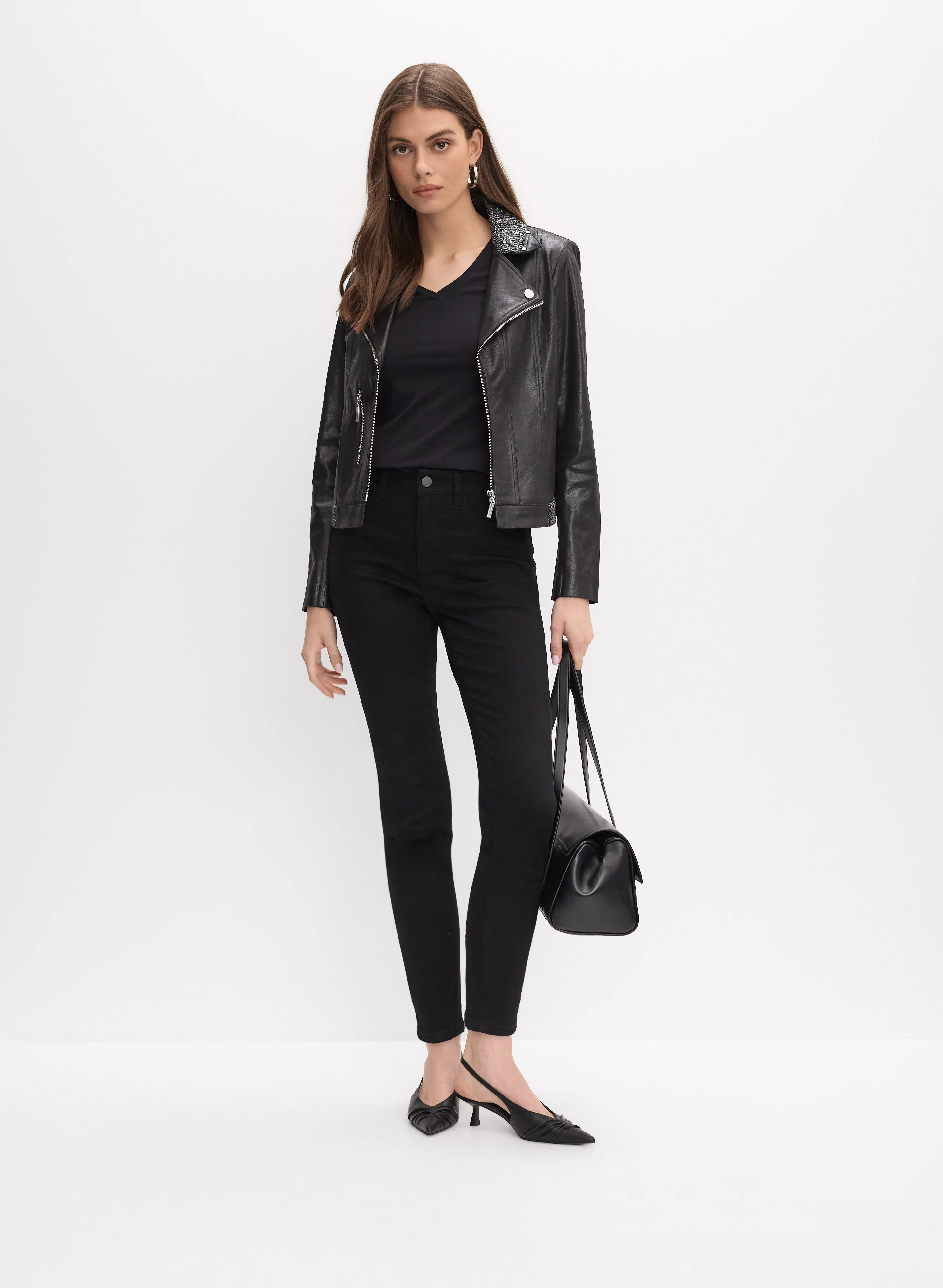 Joseph Ribkoff - Faux-Suede Zip Jacket - Image 3