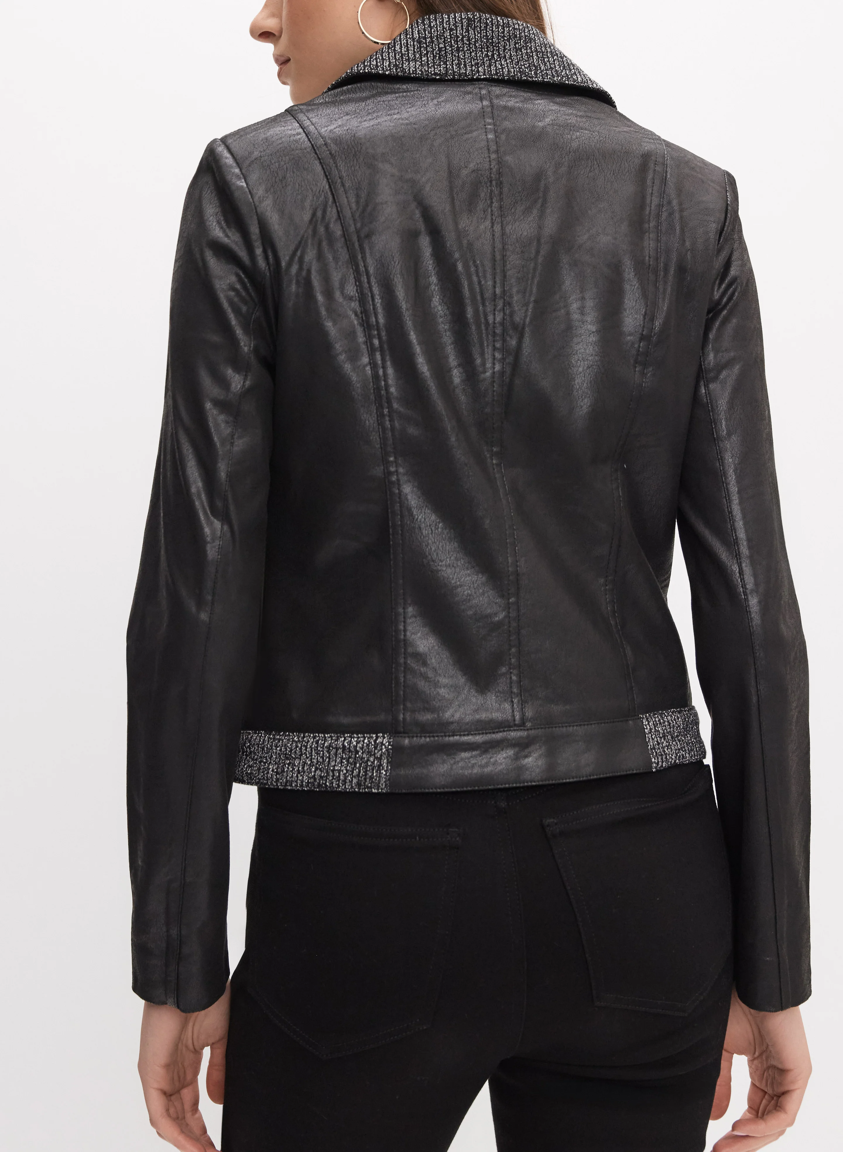 Joseph Ribkoff - Faux-Suede Zip Jacket - Image 4