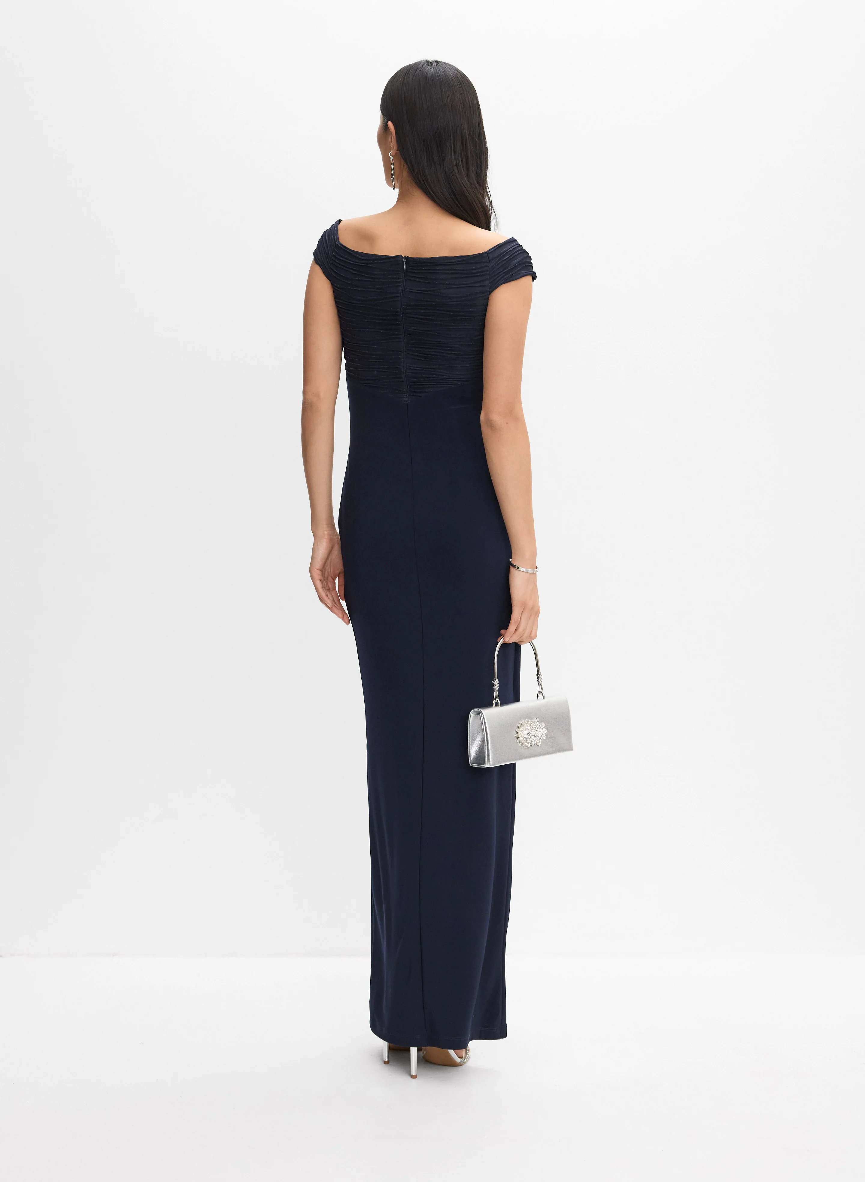 Joseph Ribkoff - Fitted Textured Dress - Image 4