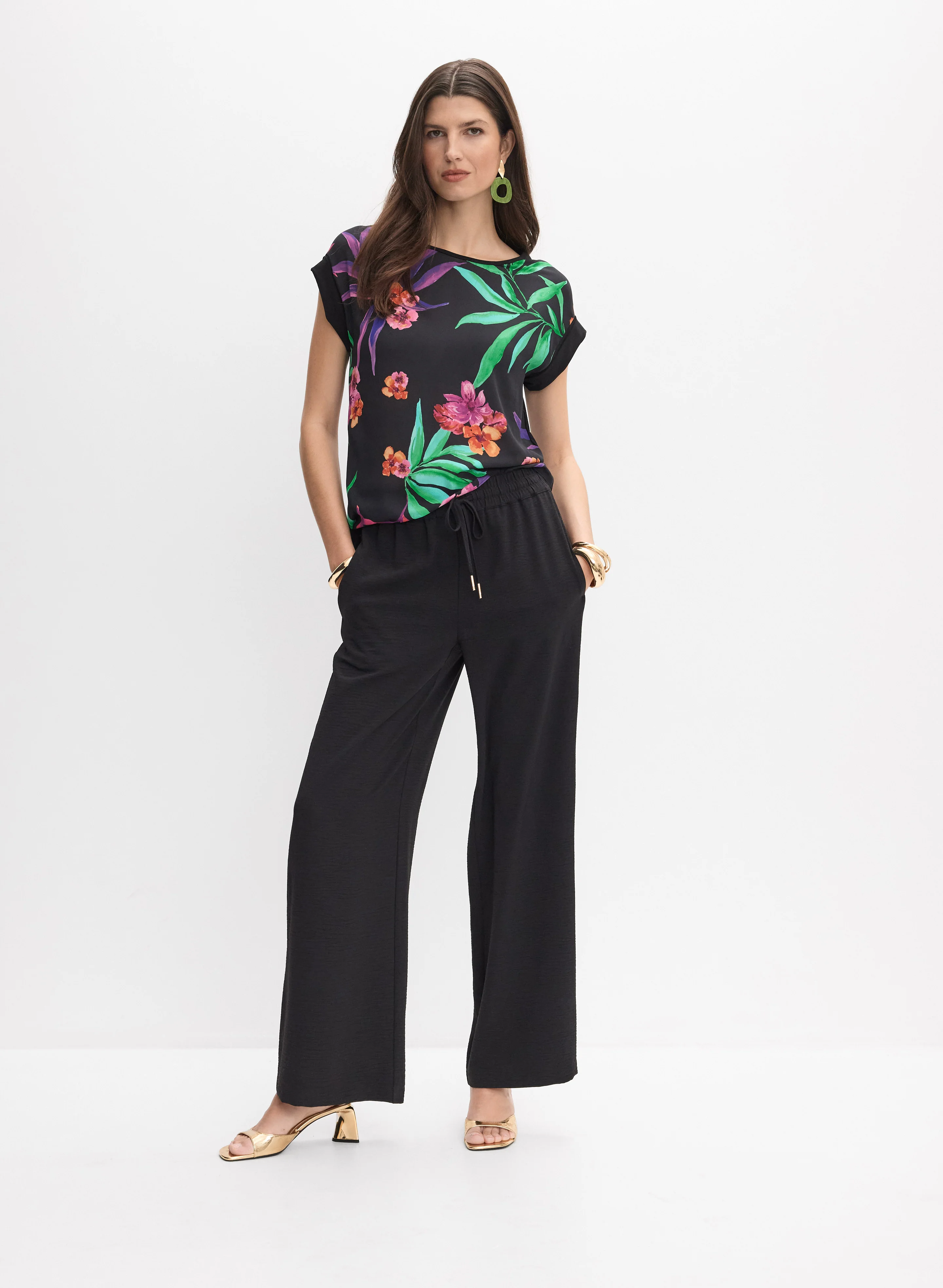 Joseph Ribkoff - Floral Front Top - Image 3