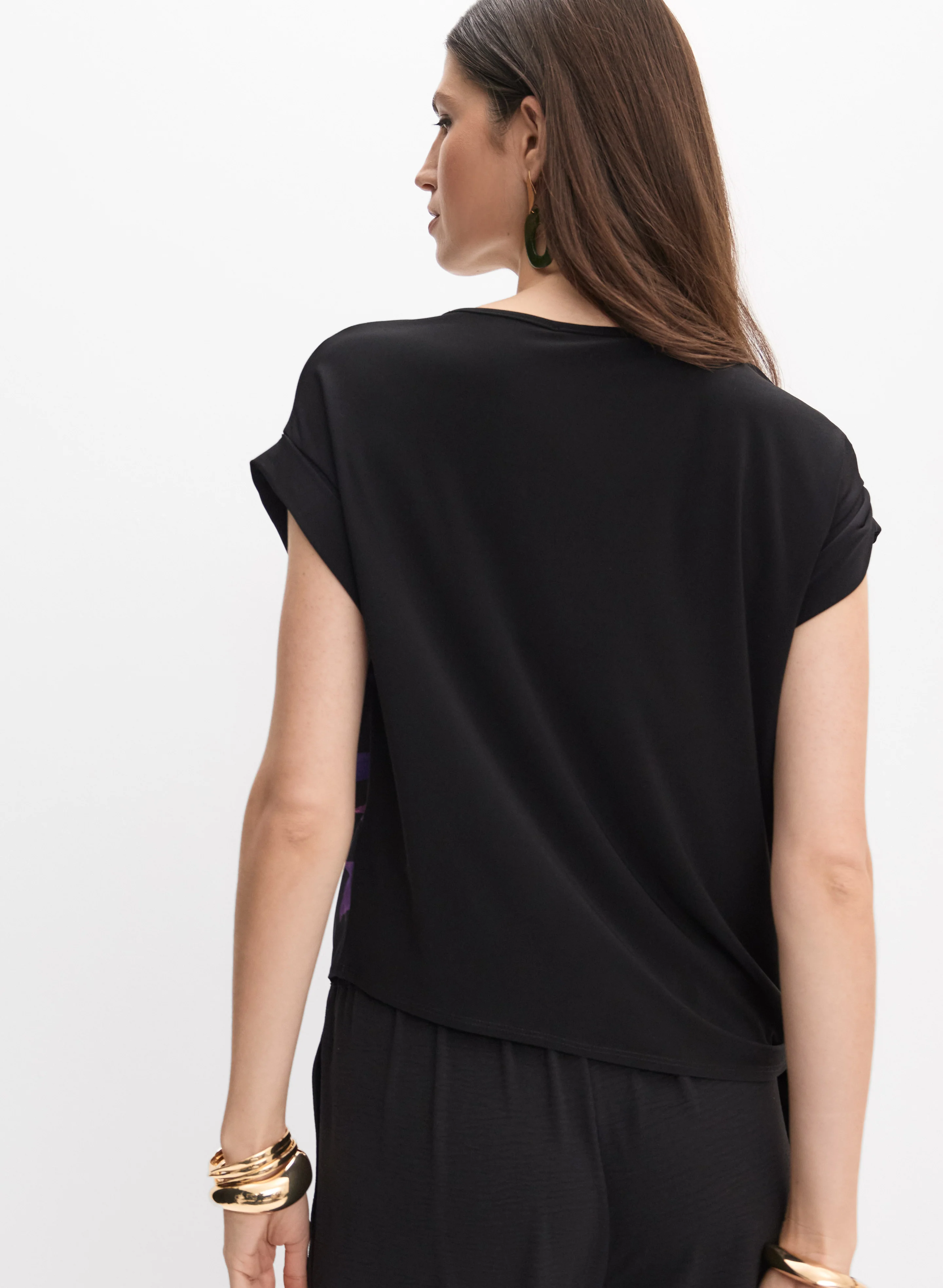 Joseph Ribkoff - Floral Front Top - Image 4