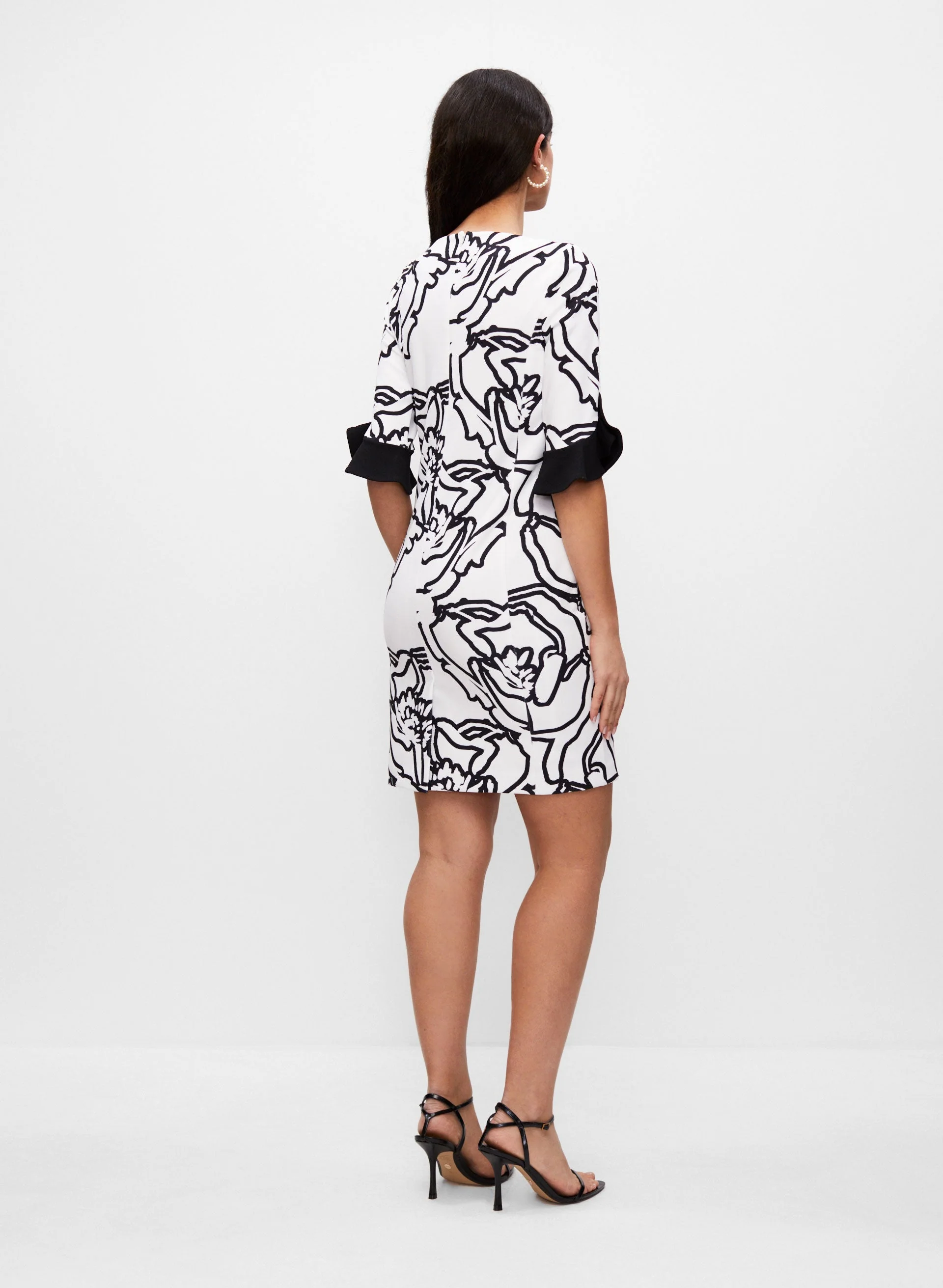 Joseph Ribkoff - Floral Print Dress - Image 3