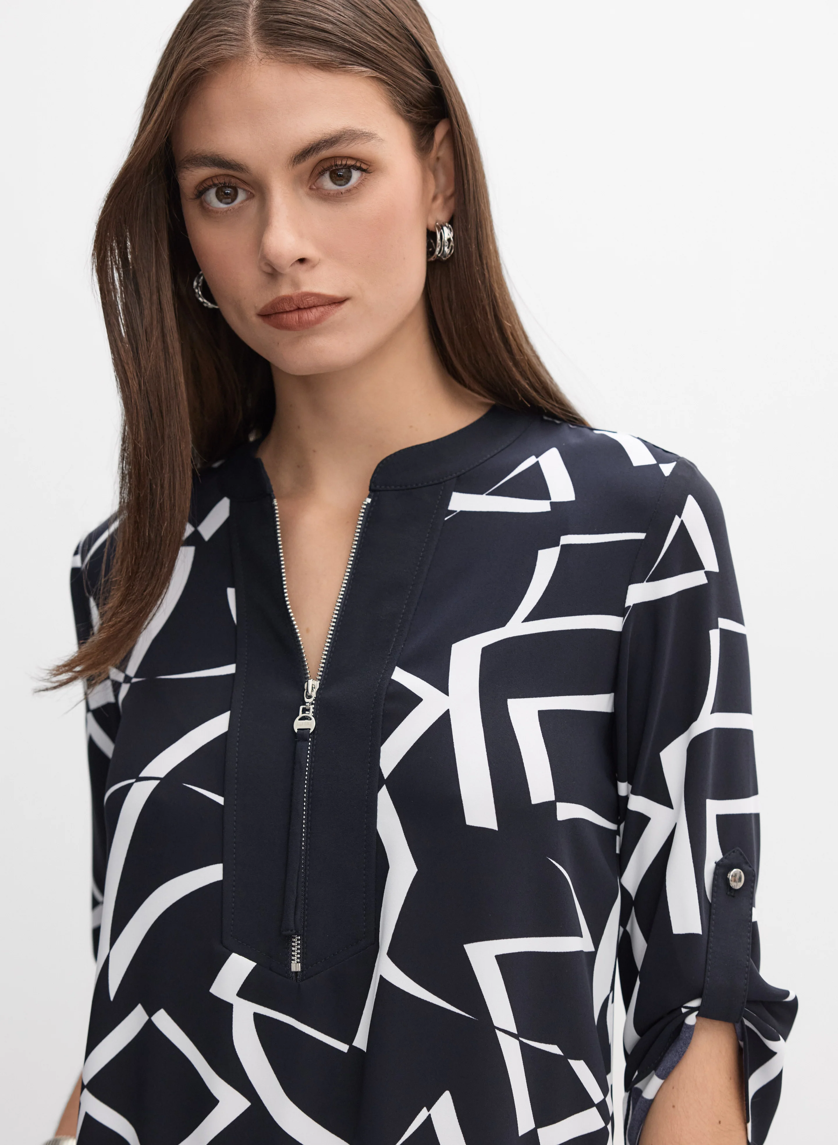 Joseph Ribkoff - Geometric Print Dress - Image 2