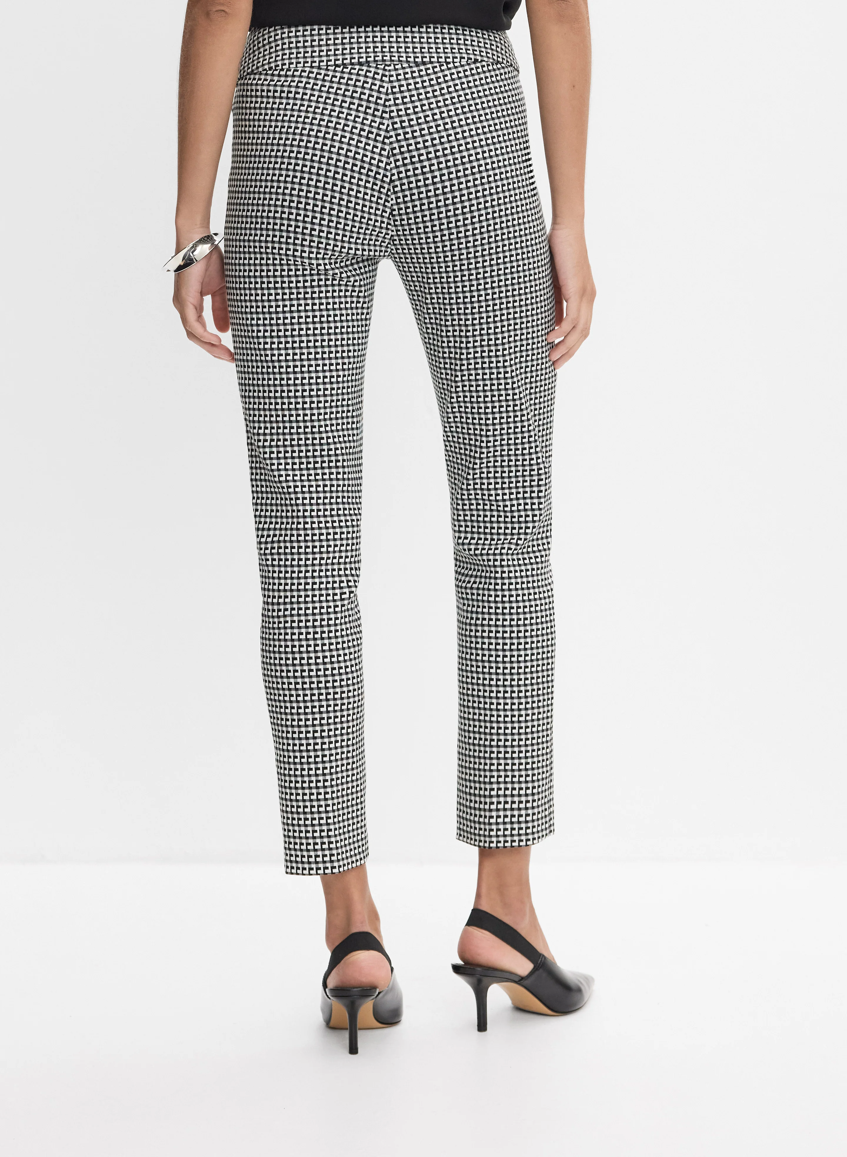 Joseph Ribkoff - Geometric Slim-Leg Pants - Image 2