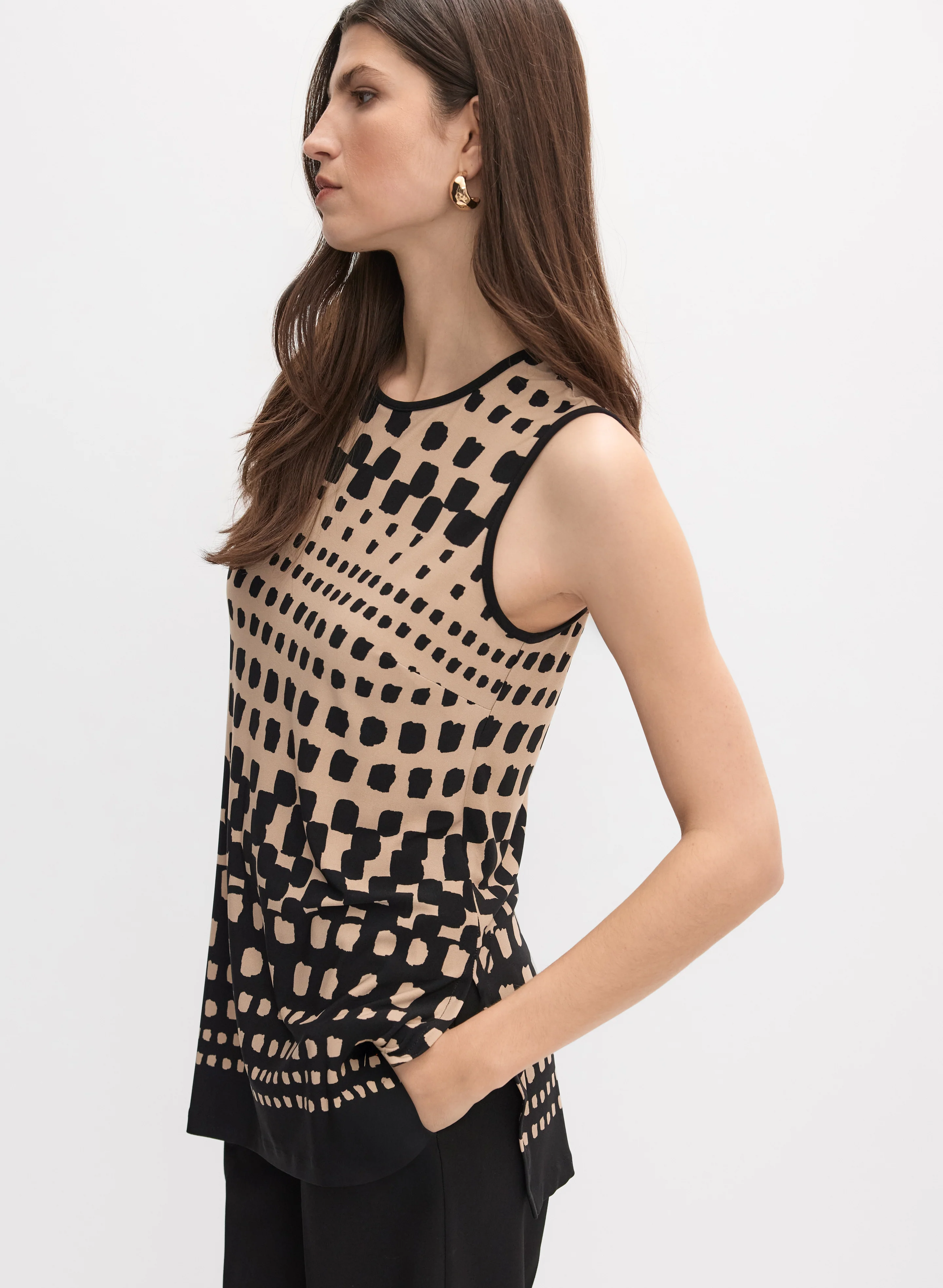 Joseph Ribkoff - Geometric Tunic - Image 5