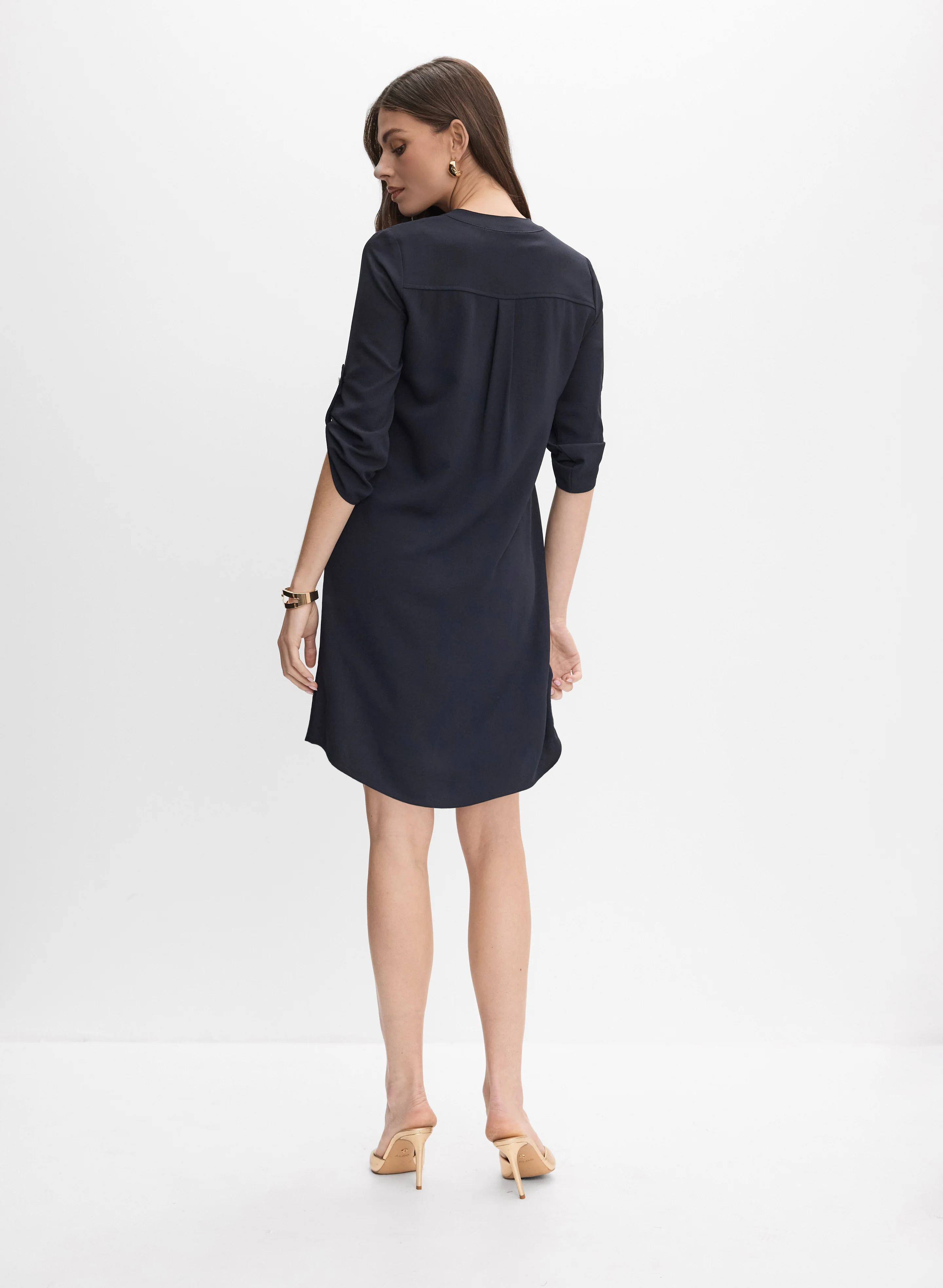 Joseph Ribkoff - Half-Zip Dress - Image 5