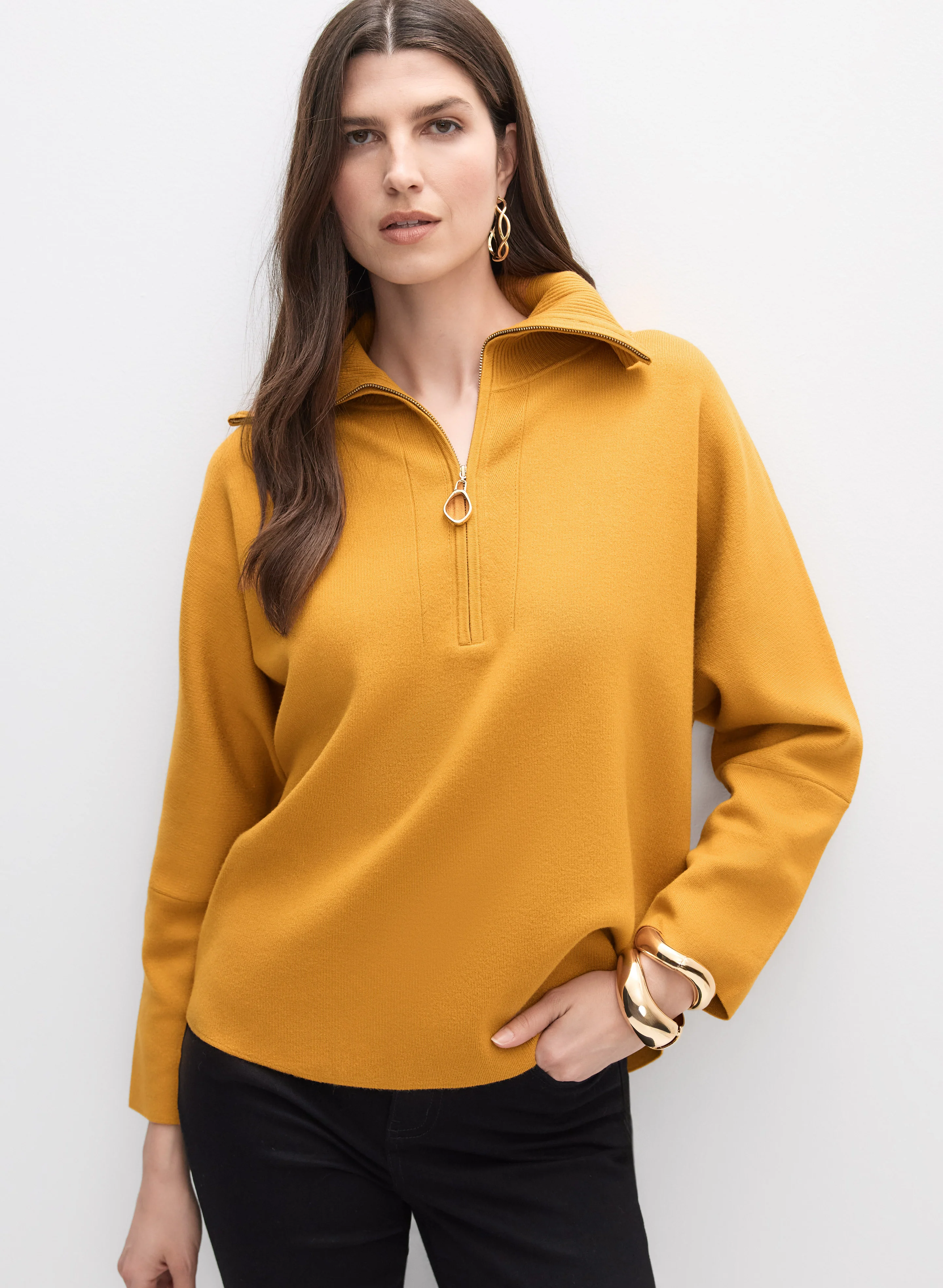 Joseph Ribkoff - Half-Zip Sweater