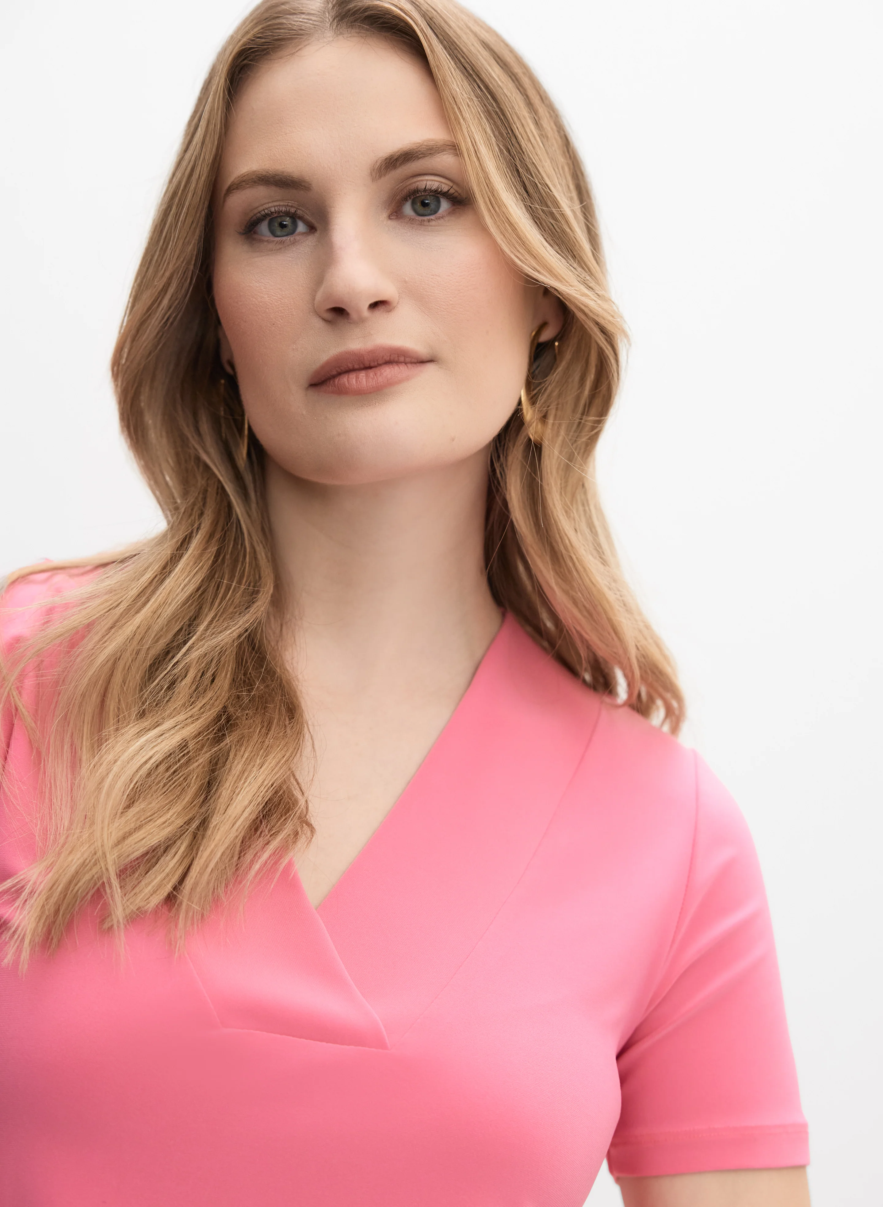 Joseph Ribkoff - Jersey V-Neck Top - Image 2