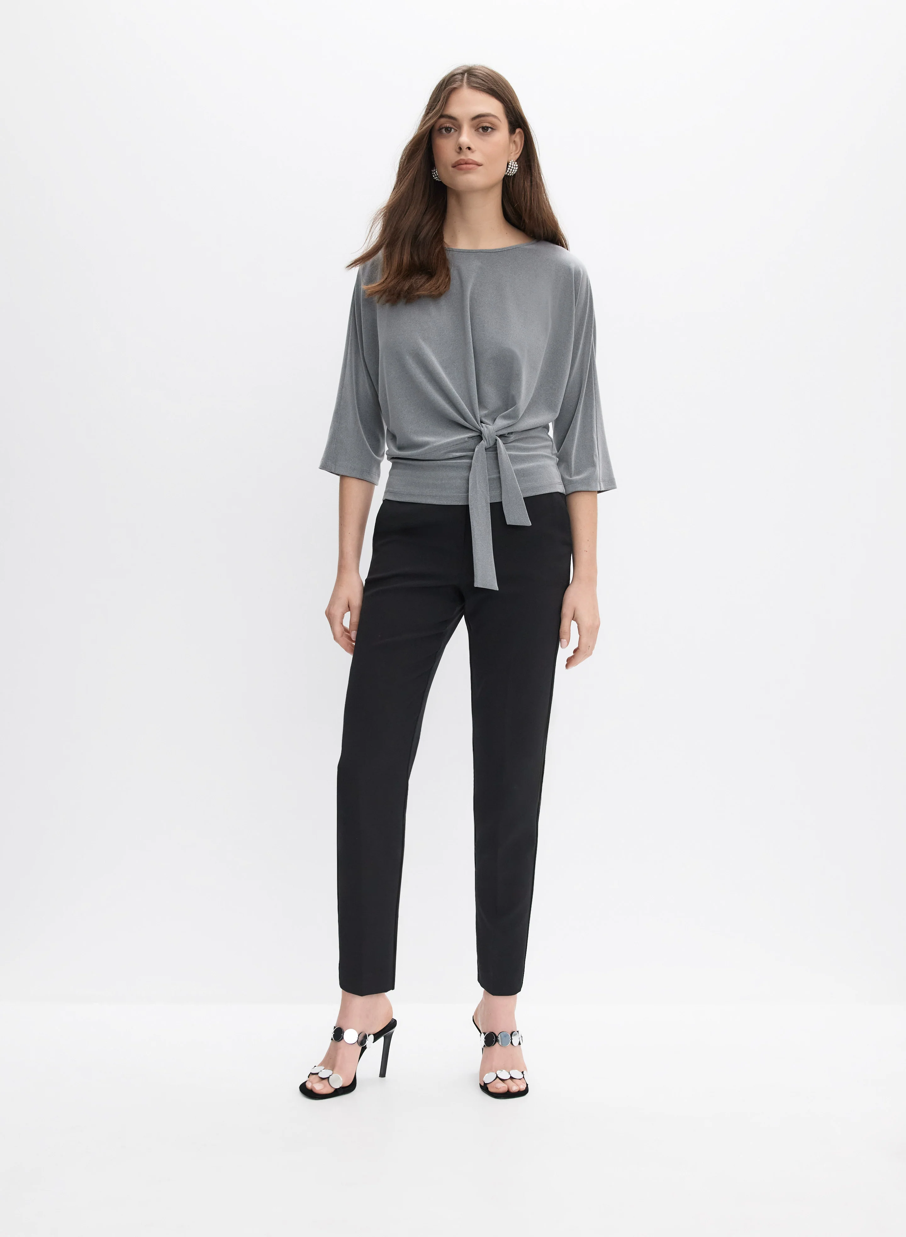 Joseph Ribkoff - Knot Tie Top - Image 3