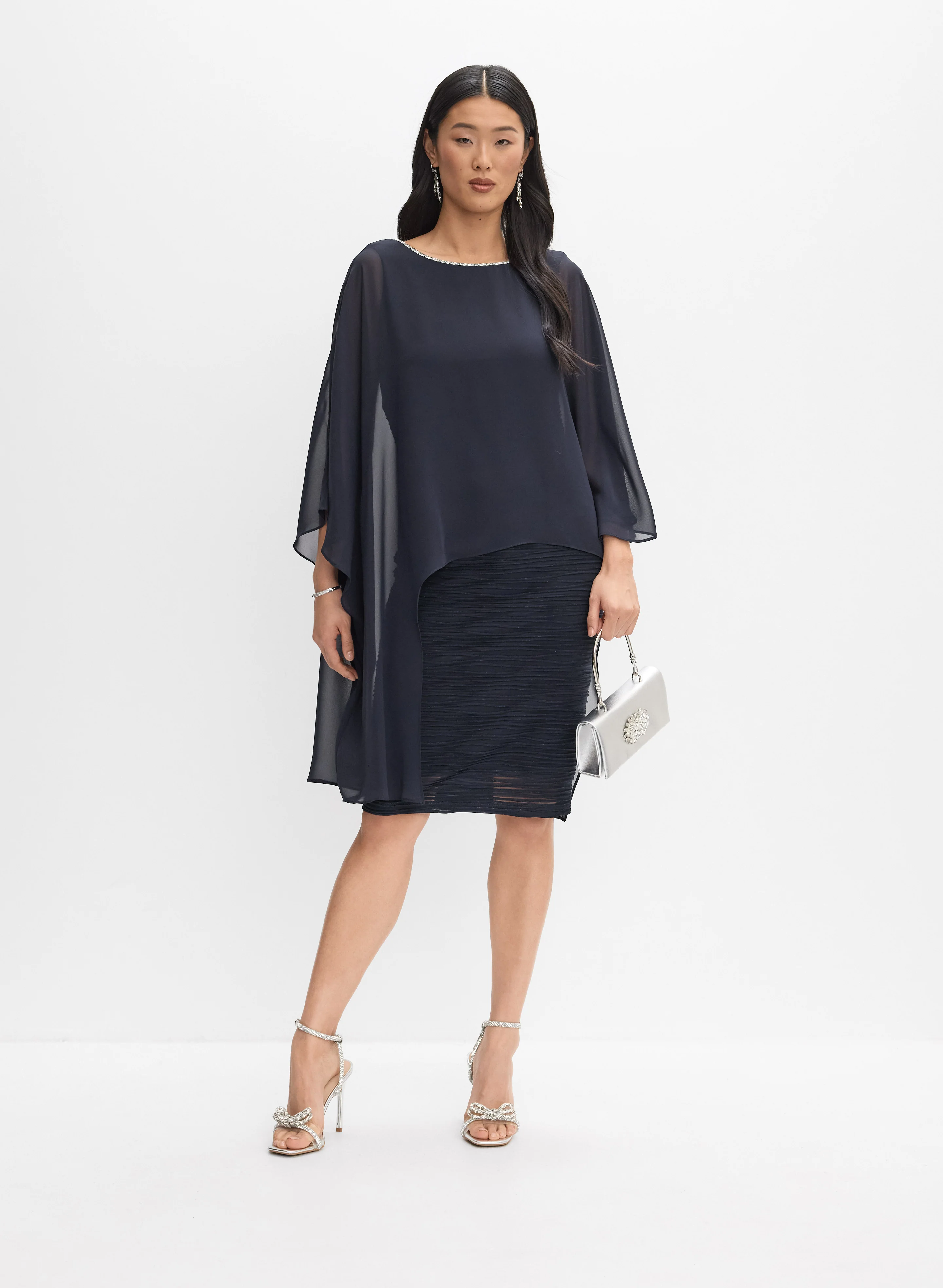 Joseph Ribkoff - Layered Sheath Dress