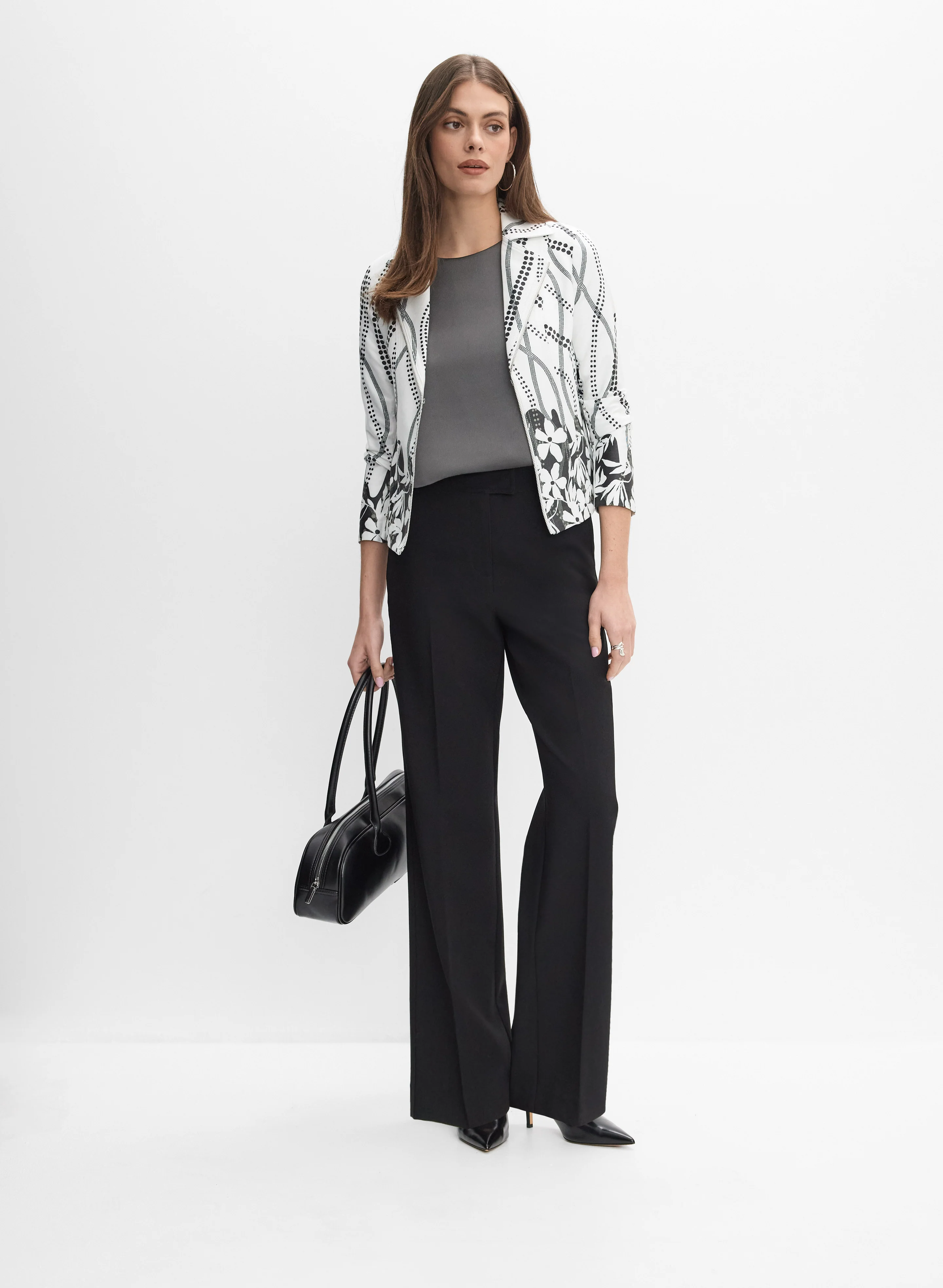 Joseph Ribkoff - Mixed Print Jacket - Image 3